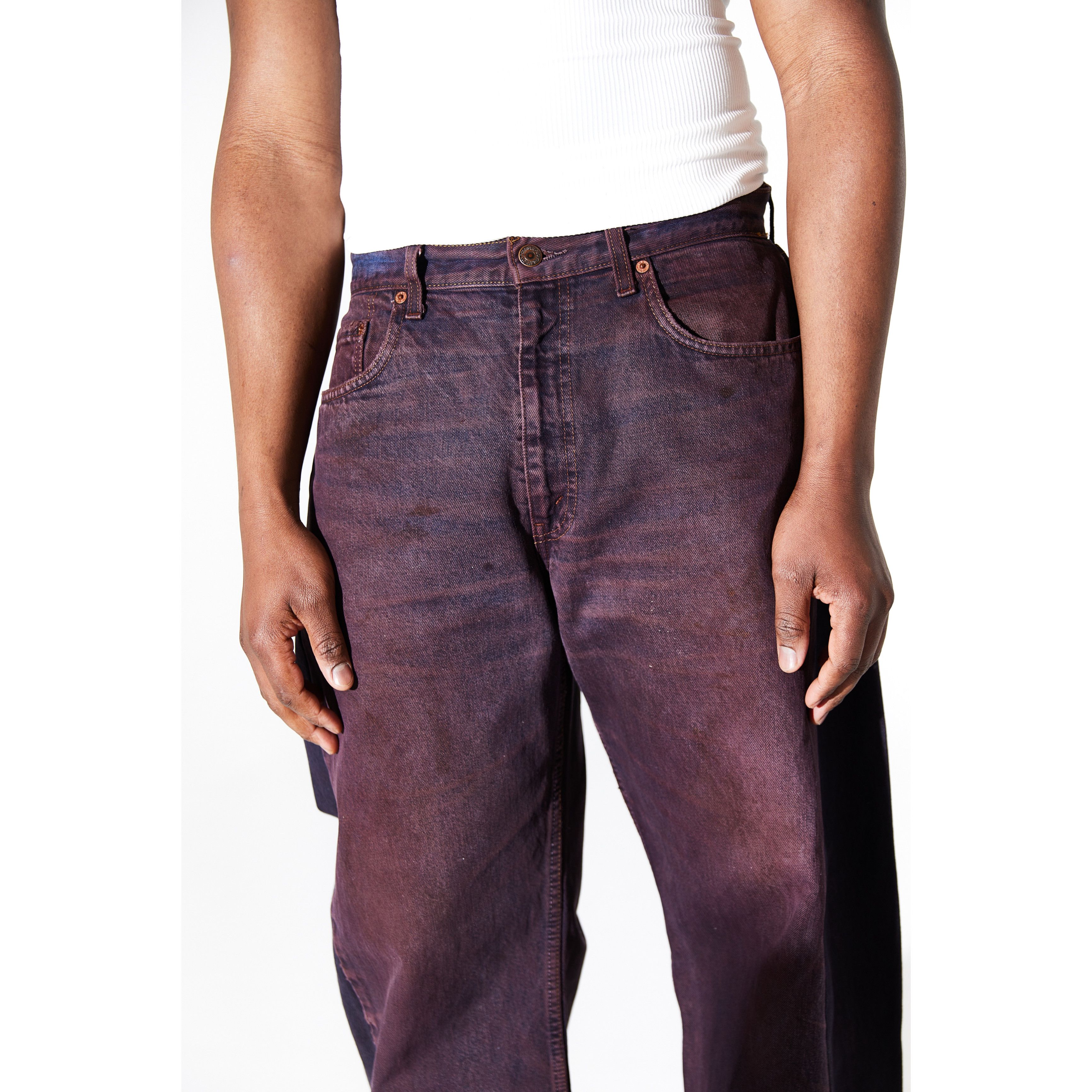 Japanese Brand × Levi's × Vintage REPEAT PLUS 002 Dirty Brown 35 Inch (RP002W3501) Size US 35 - 9 Thumbnail