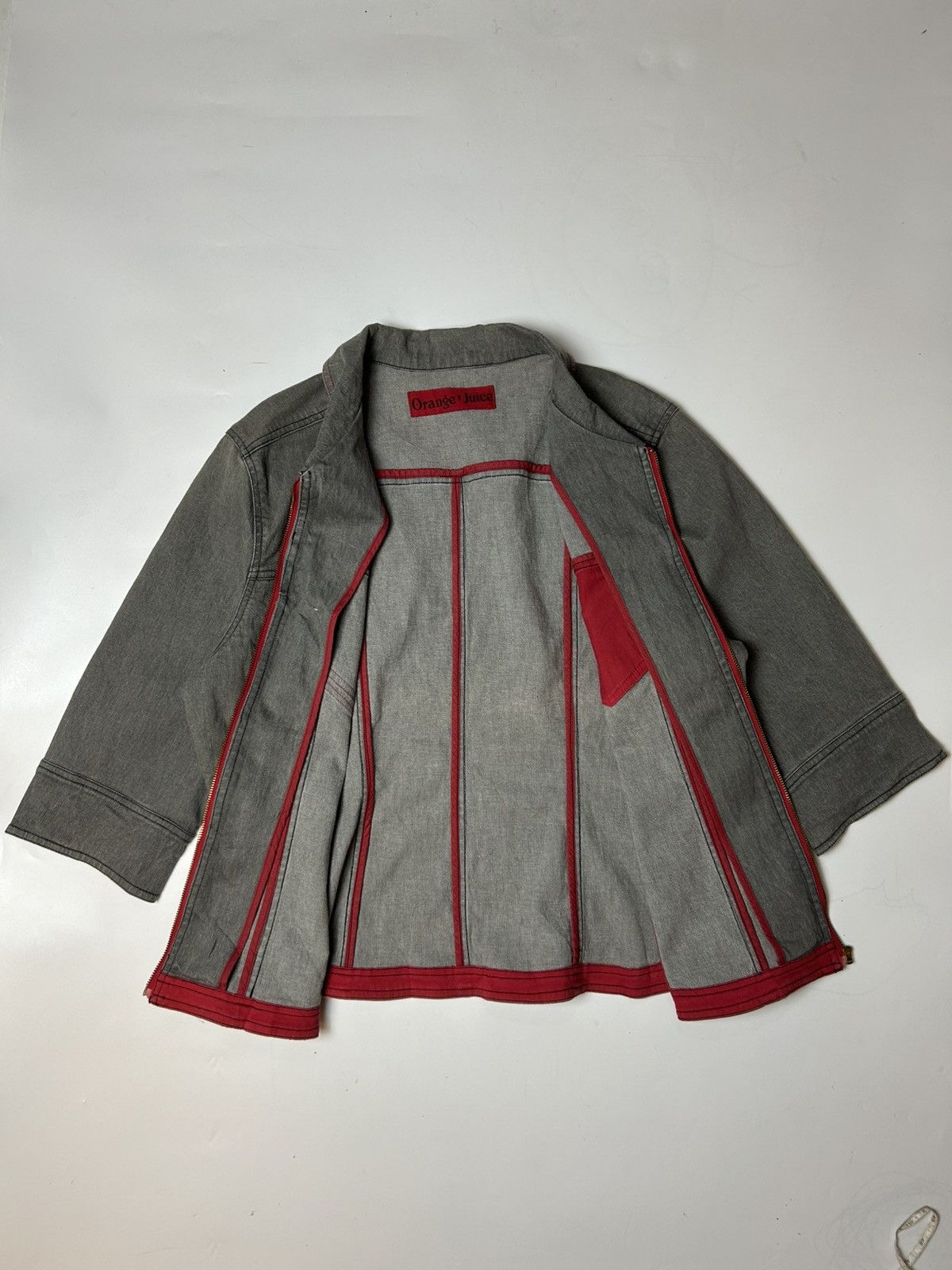 Japanese Brand ORANGE JUICE ZIPPER JACKET Size ONE SIZE - 3 Thumbnail