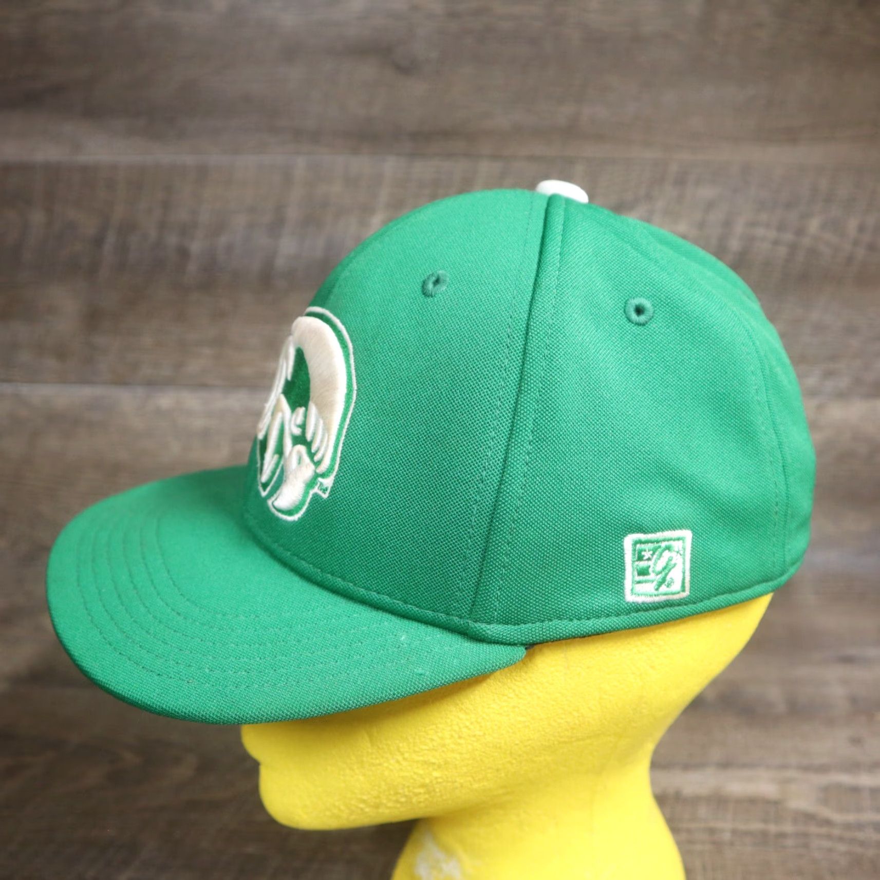 Logo 7 Ivory Hat Fitted Baseball Cap XS Green Unisex Adults Unknown Maroons Hawk Falcon Logo Size ONE SIZE - 4 Thumbnail