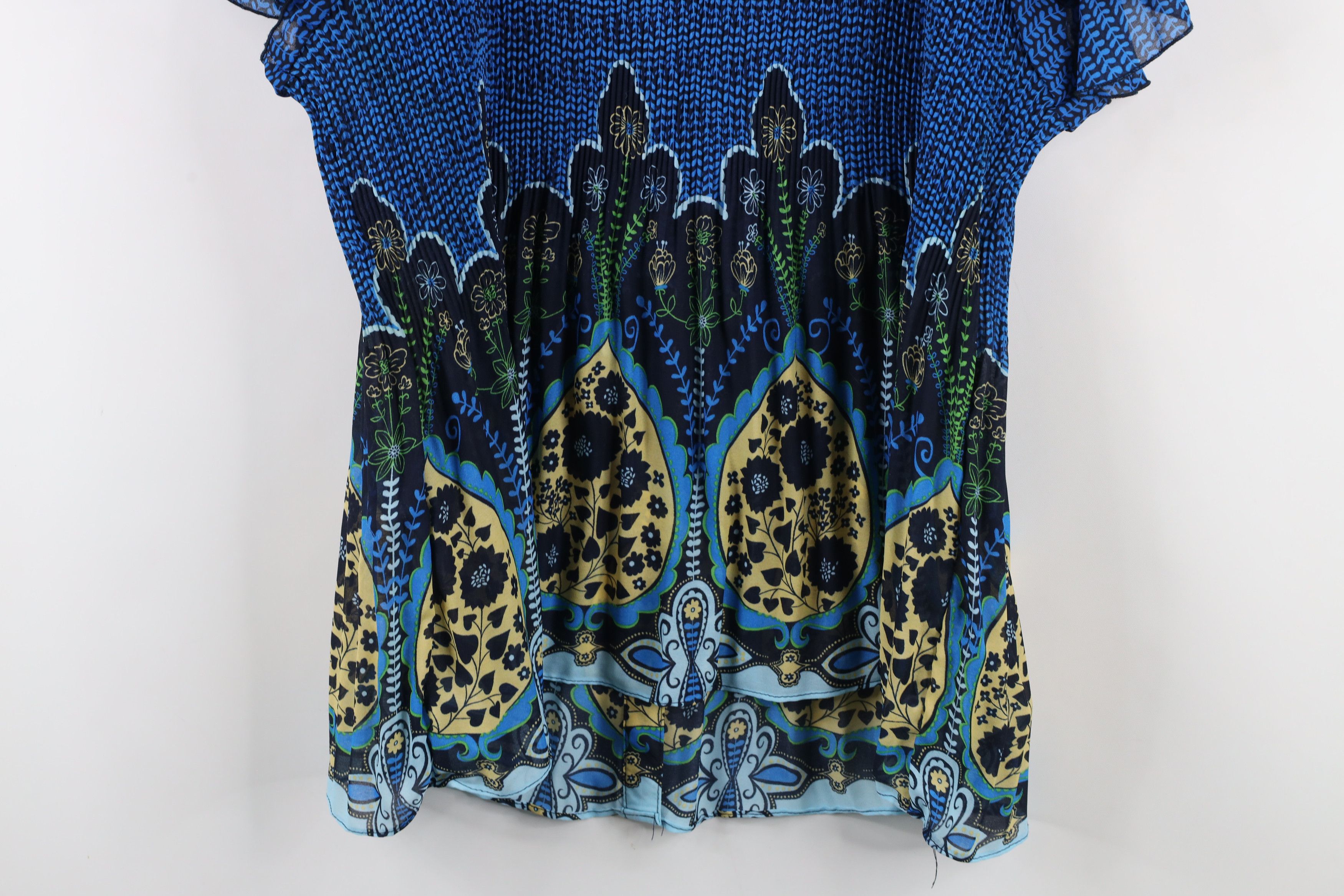 Vintage Vintage Y2K Babydoll Paisley Fairy Bella Flower Button Shirt Size 3XL / US 20-22 - 11 Thumbnail