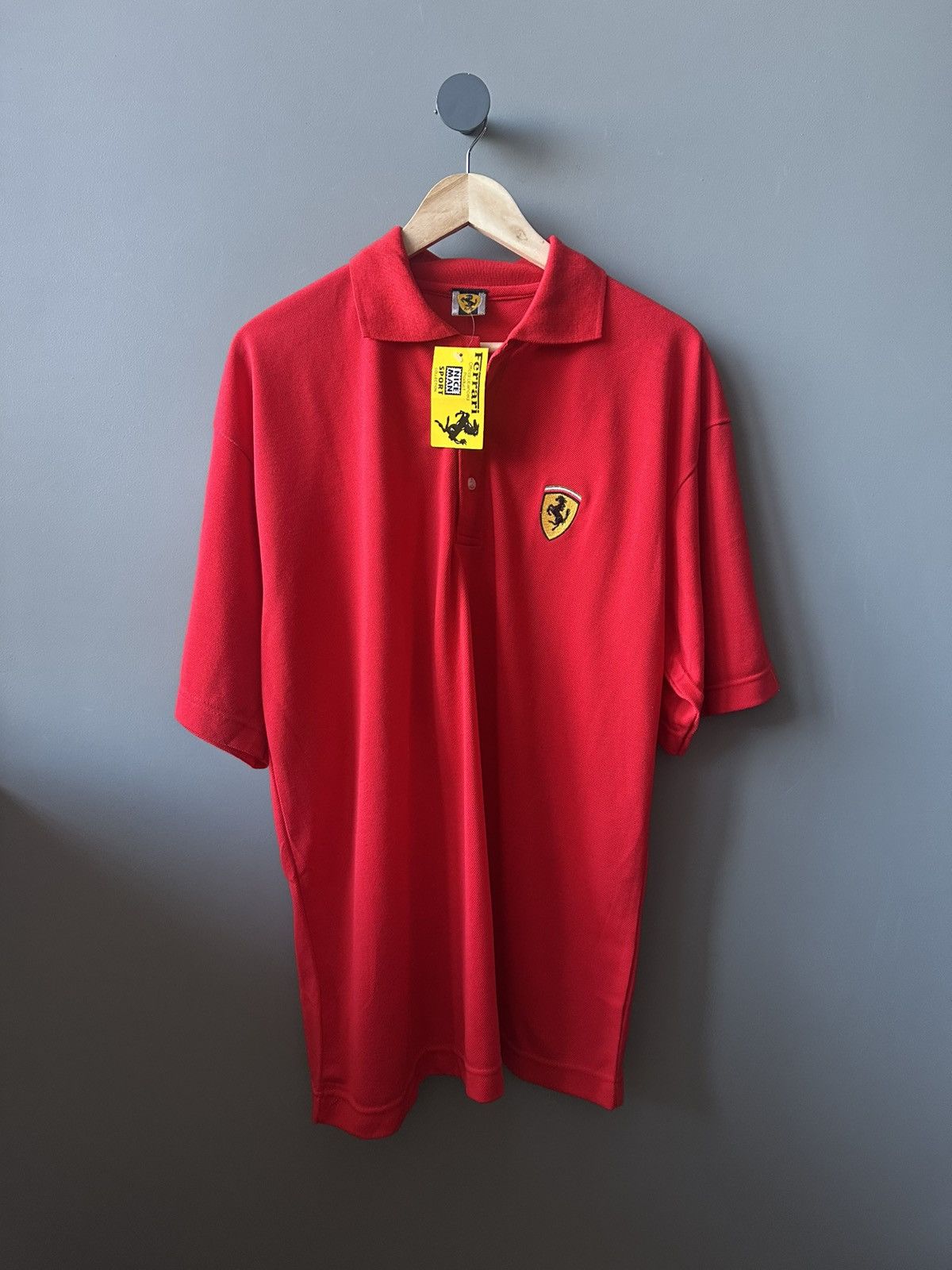 Ferrari Vintage Ferrari Racing Polo Shirt 90s Size US XXL / EU 58 / 5 - 1 Thumbnail