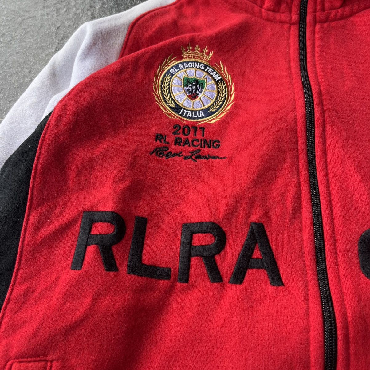 Polo Ralph Lauren Vintage Polo Ralph Lauren Racing Italia 2011 Team Zip Jacket Size US L / EU 52-54 / 3 - 3 Thumbnail