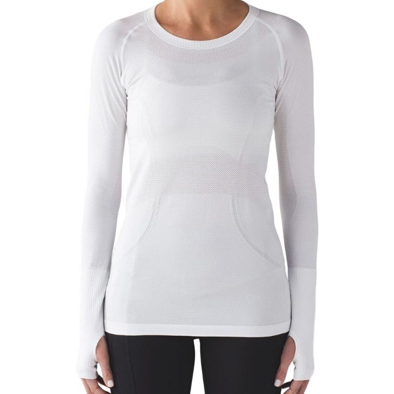 Lululemon Swiftly Tech Long Sleeve Crew X-STATIC White 4