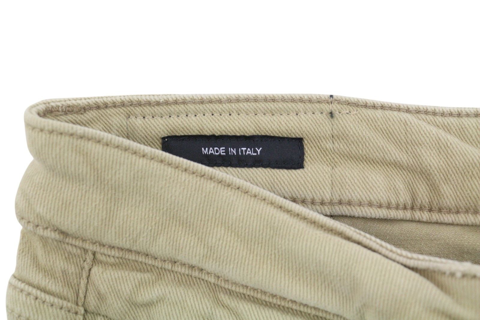 R13 BOY STRAIGHT 27 Khaki Stretch Cropped Jeans 89844 Size 27" / US 4 / IT 40 - 7 Thumbnail