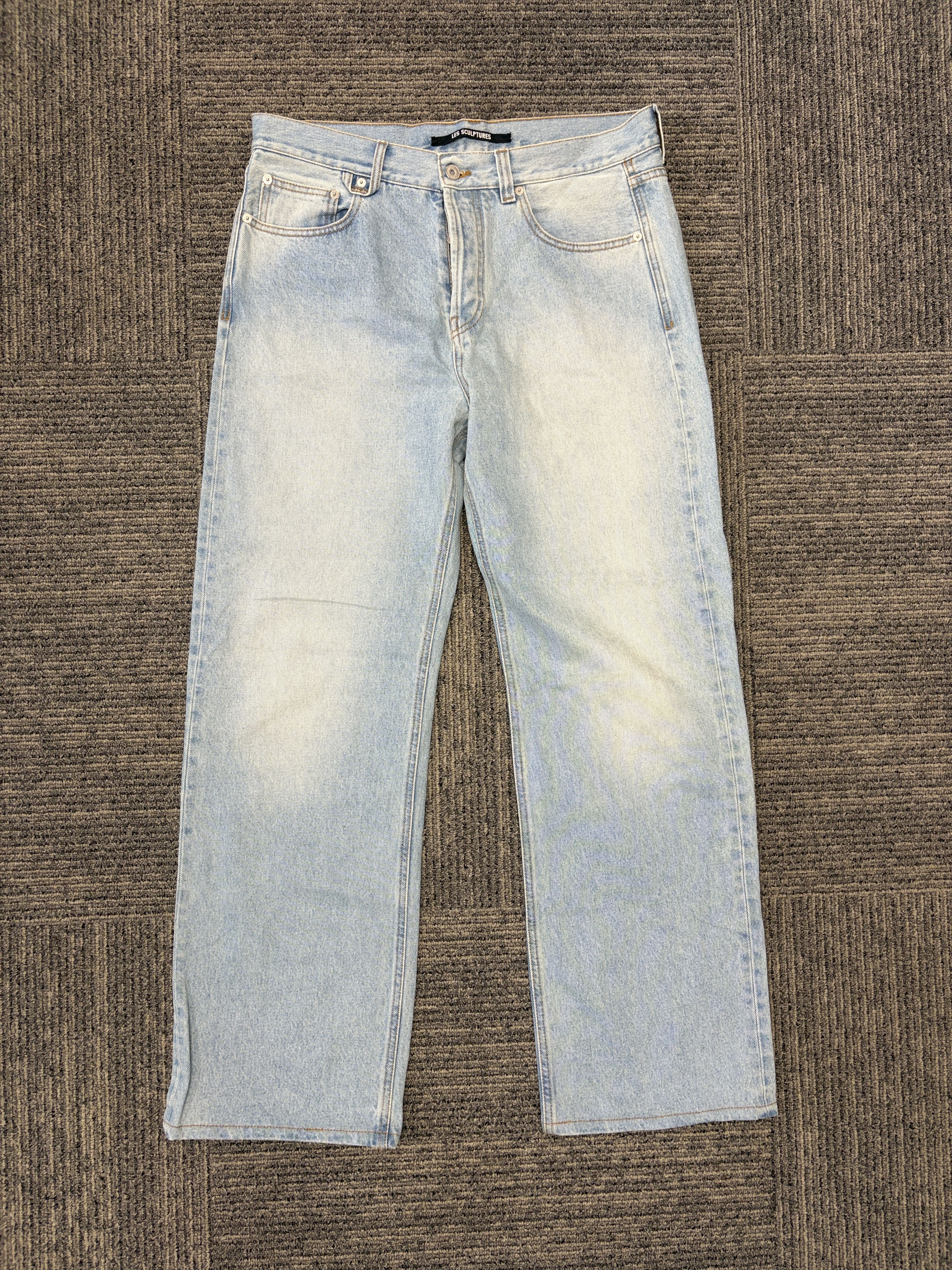 Jacquemus Jacquemus Blue Les Classiques 'Le de Nîmes Droit' Jeans sz32 Size US 32 / EU 48 - 1 Thumbnail
