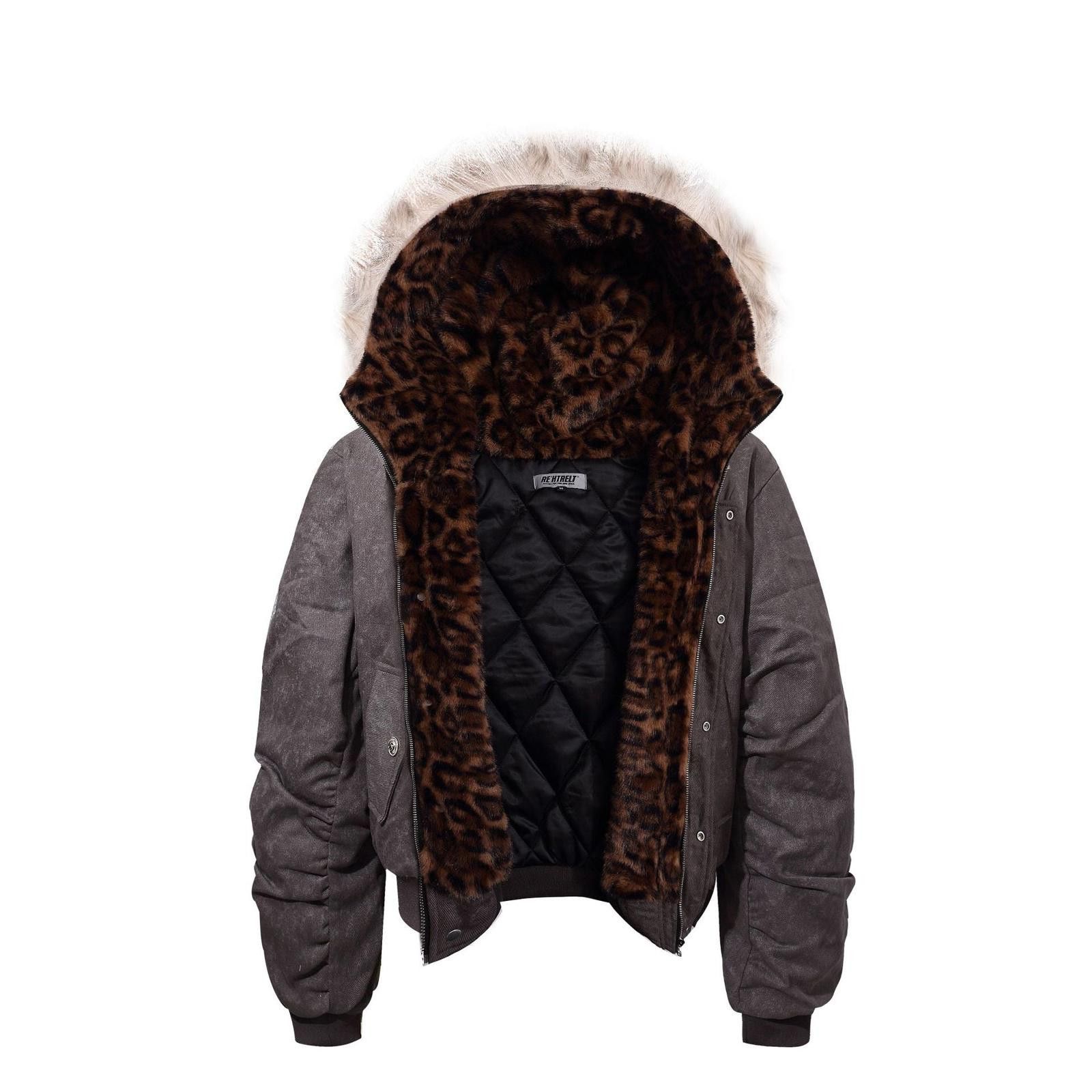 Japanese Brand Bomber Parka Jacket with Faux Fur Hood Size US M / EU 48-50 / 2 - 6 Thumbnail