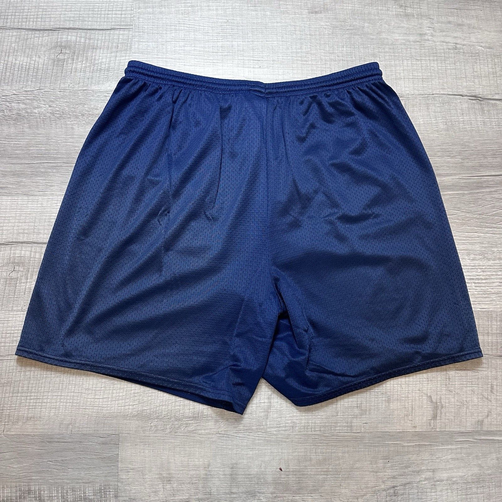 Nike Nike Navy Blue Black Tag Mesh Shorts Hoops Mens Large Y2K Size US 32 / EU 48 - 6 Thumbnail