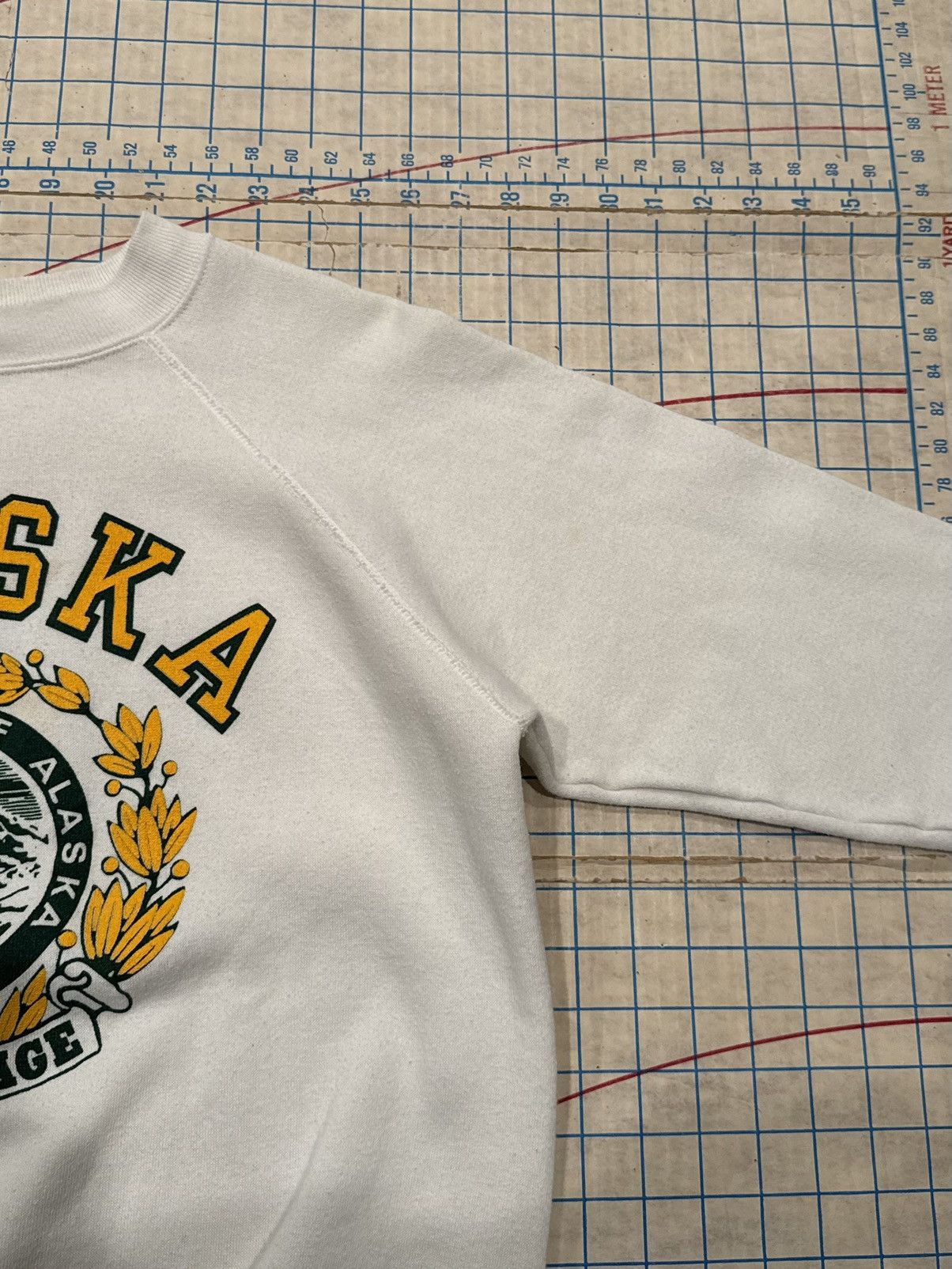 Velva Sheen Vintage 70’s Velva Sheen University of Alaska Collegiate Lar Size US L / EU 52-54 / 3 - 3 Thumbnail