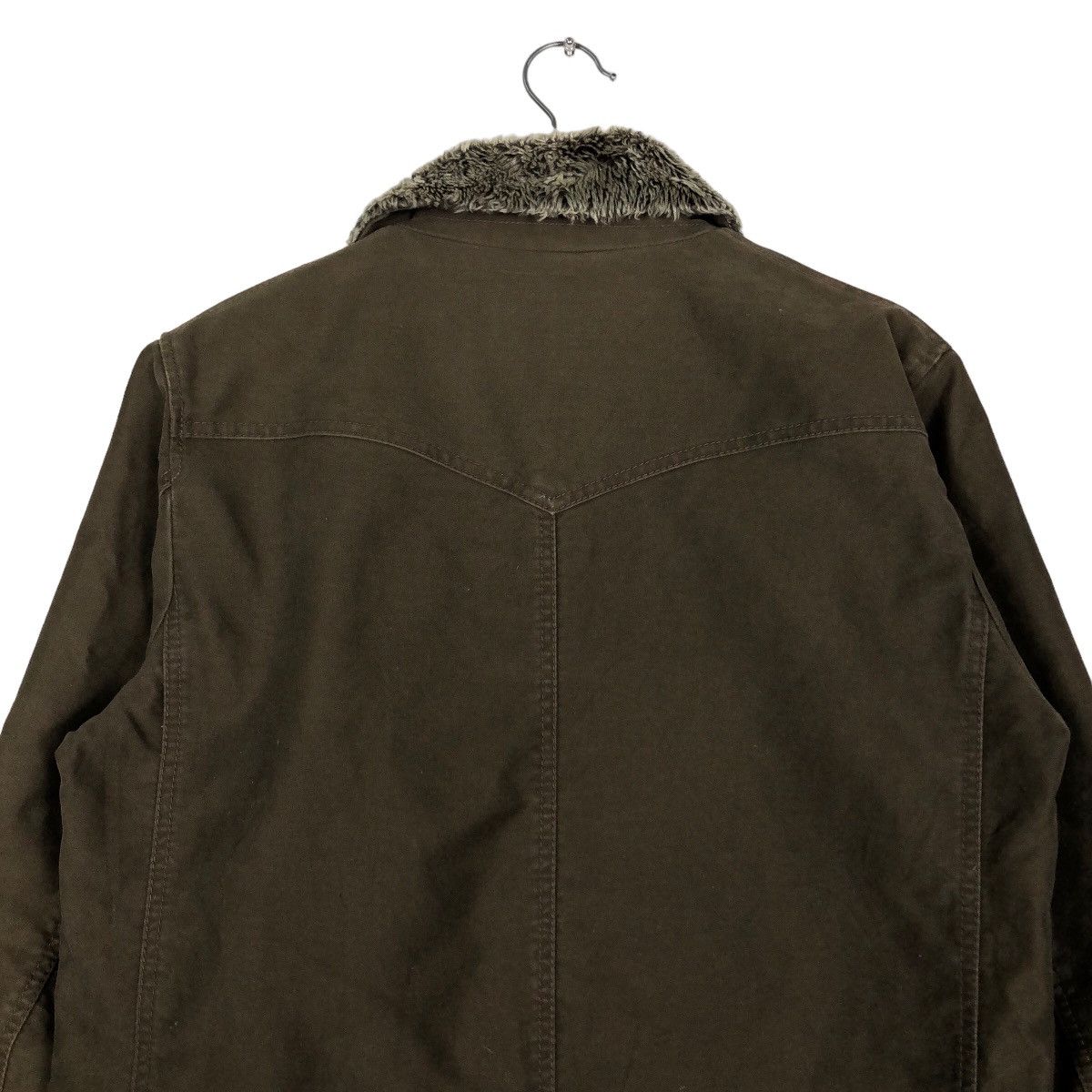 Japanese Brand 🔥Vintage Levi’s Biker Jacket Mink Fur Collar USA Size US M / EU 48-50 / 2 - 9 Thumbnail