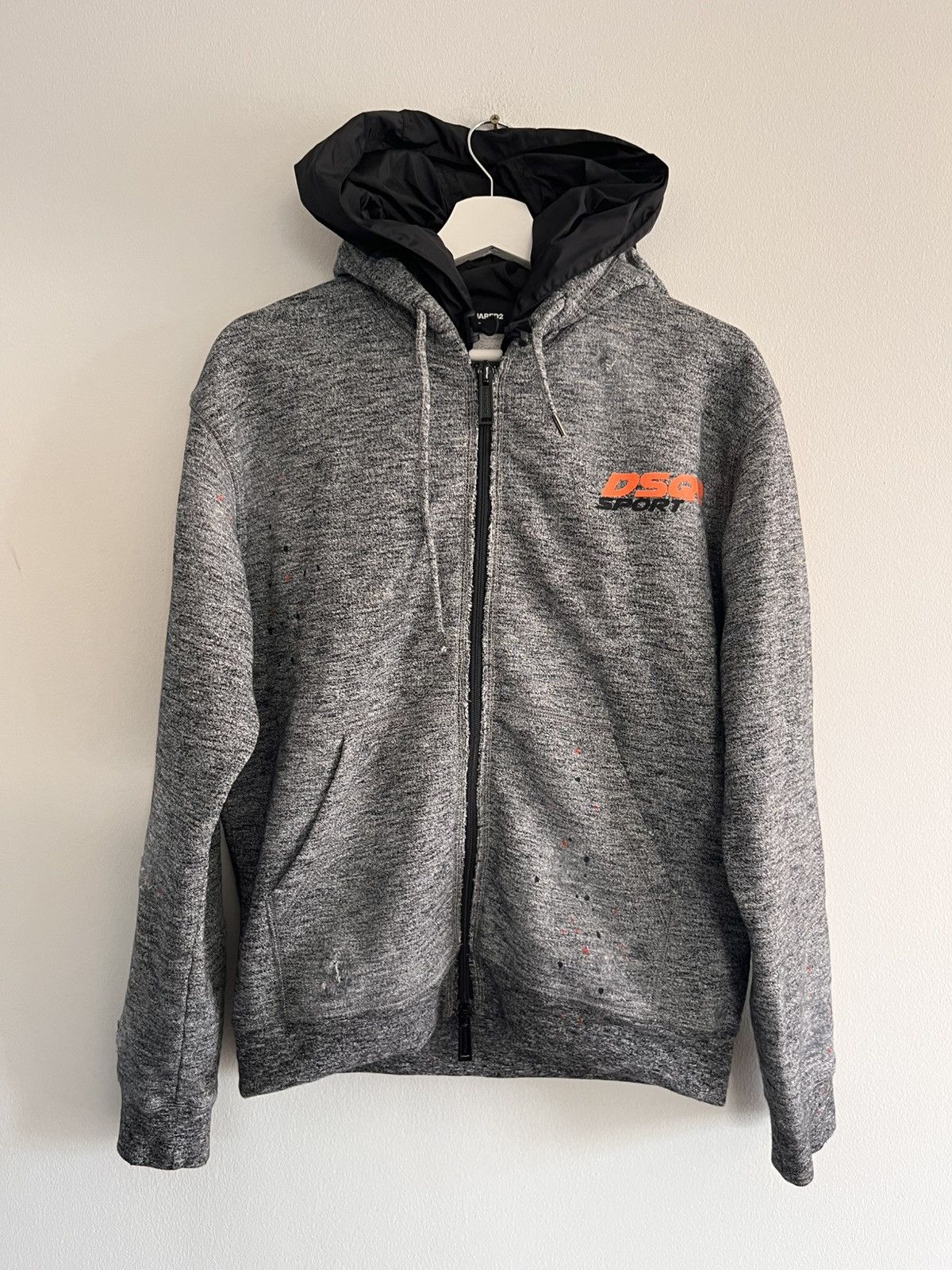 Dsquared2 Dsquared2 - Sport Paint Splash Hoodie Size US S / EU 44-46 / 1 - 1 Thumbnail