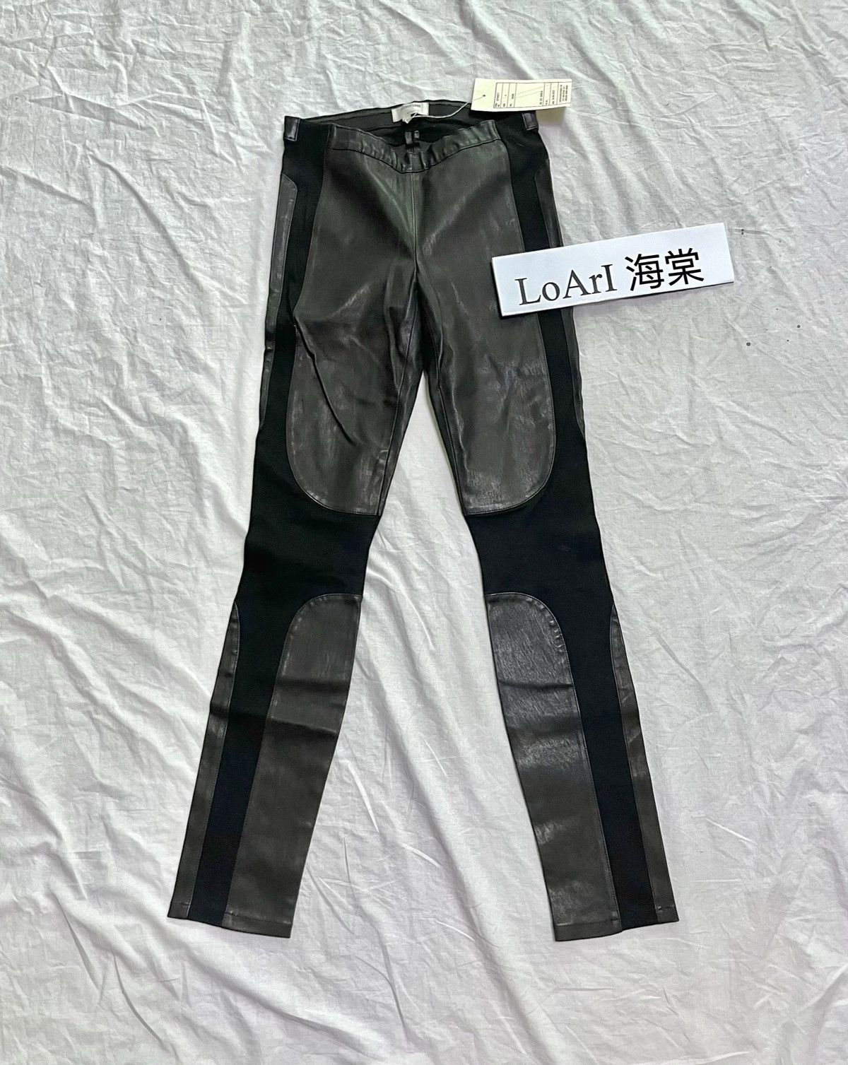 Helmut Lang Helmut Lang 2010 sample lamb leather pants Size 27" / US 4 / IT 40 - 1 Thumbnail