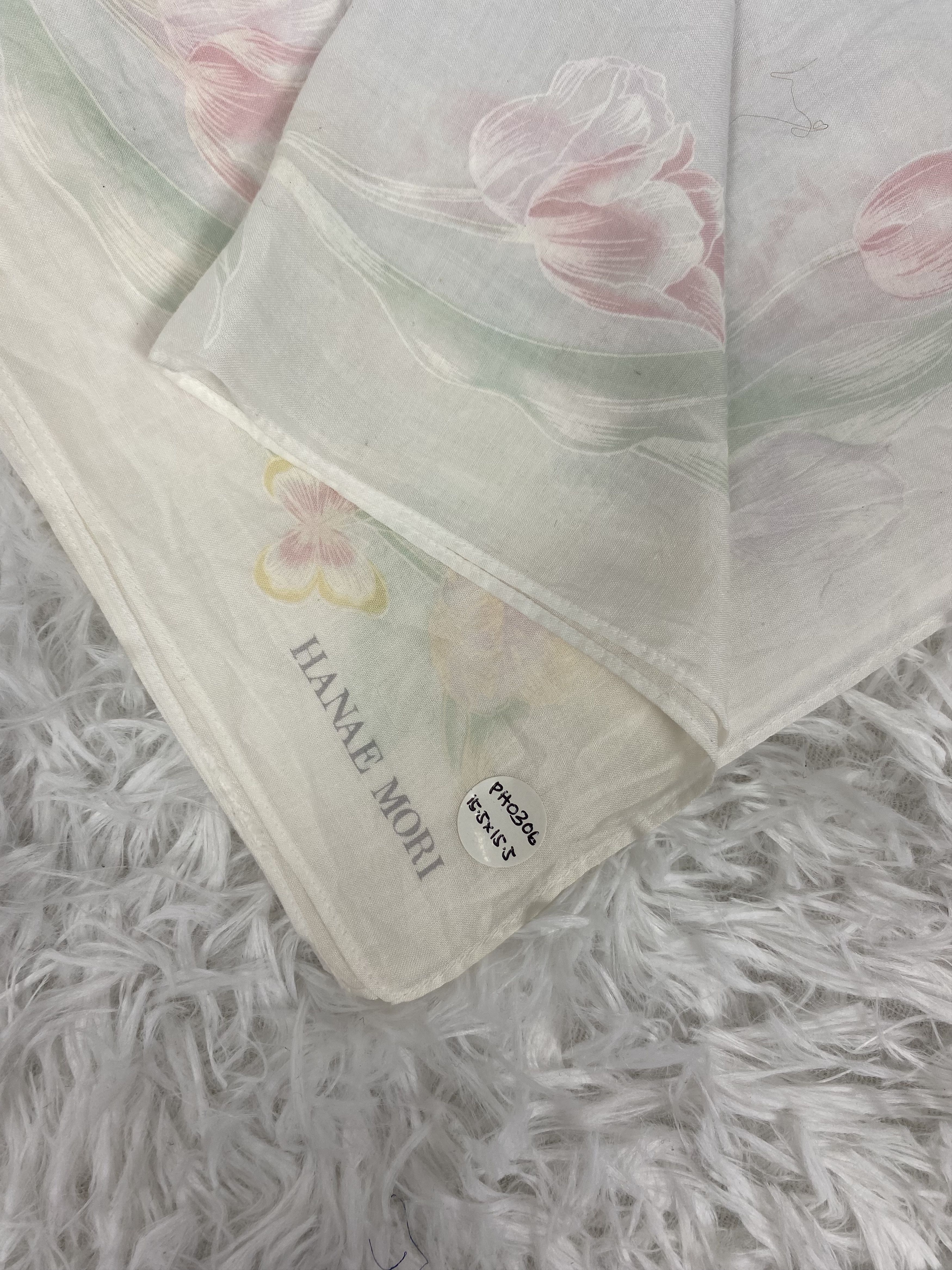 Hanae Mori Vintage Hanae Mori Handkerchief Neckerchief PH0306 Size ONE SIZE - 2 Thumbnail