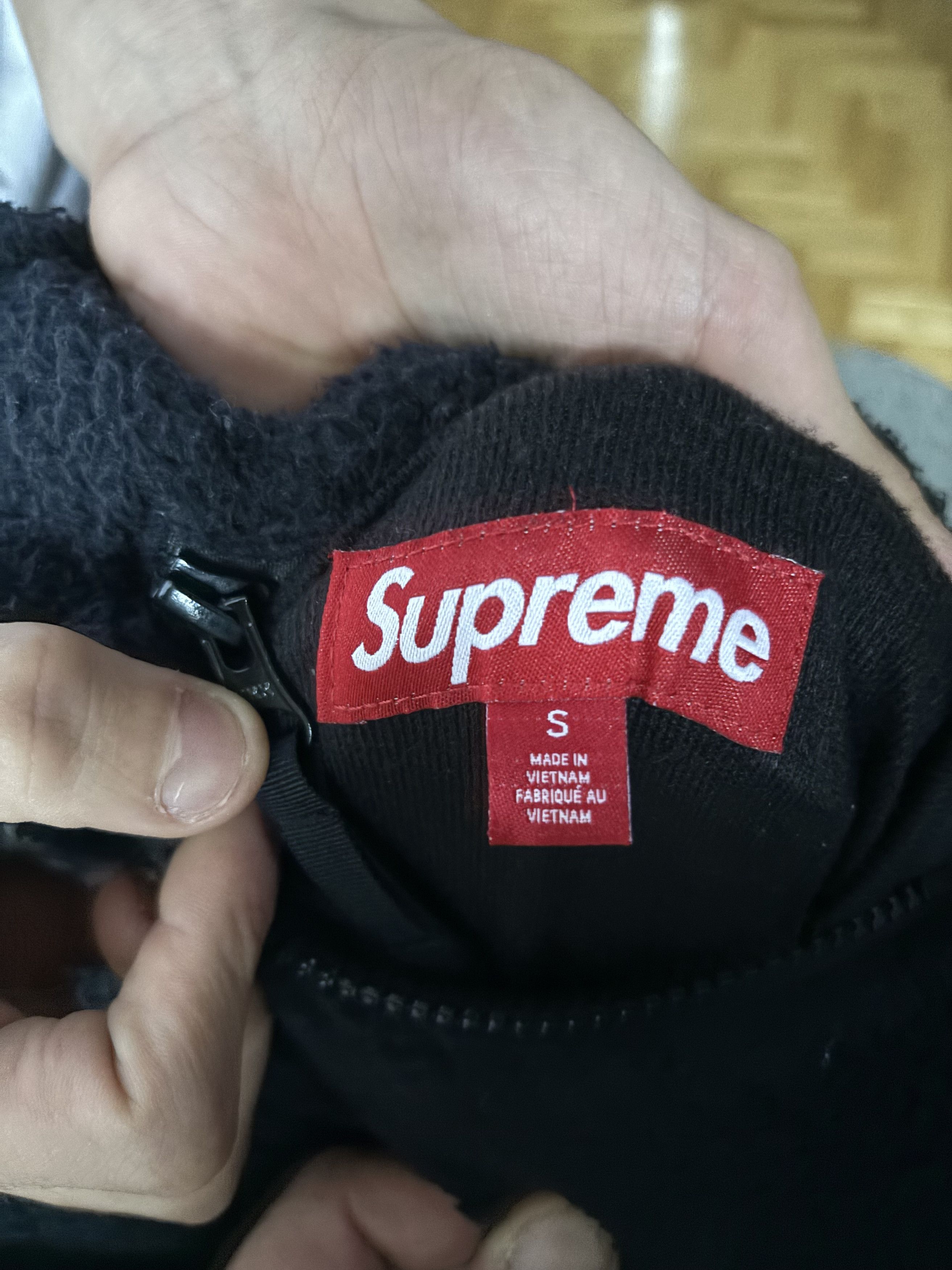 Supreme Supreme Polartec Shearling Reversible Pullover Black • S Size US S / EU 44-46 / 1 - 4 Thumbnail