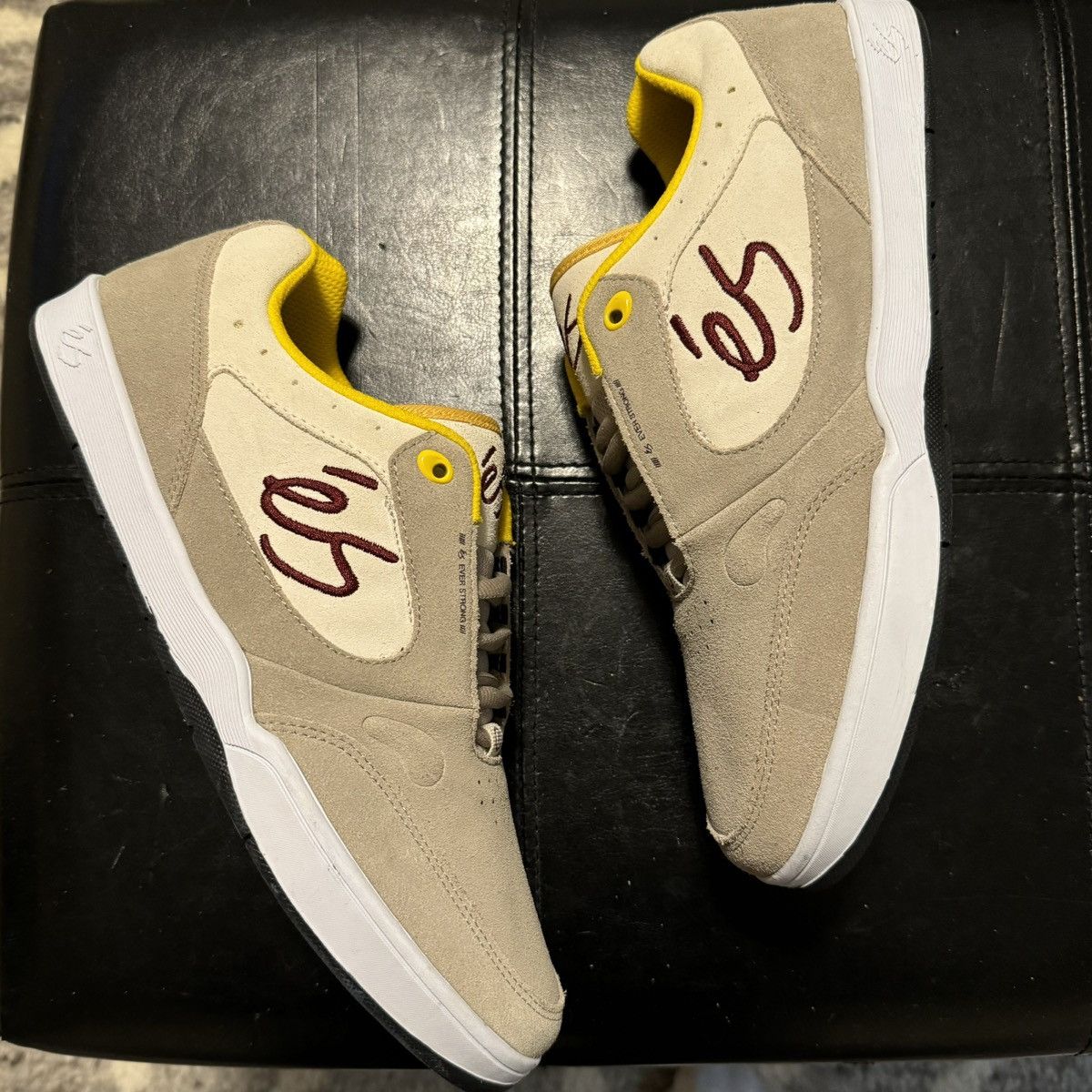 image of ‘Es Swift Sample Skateboard ShoEs Size 9 in Beige, Men's