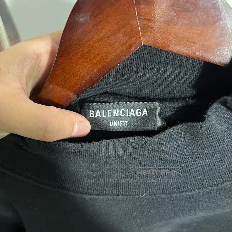 Balenciaga Balenciaga Black Sweatshirt Size US M / EU 48-50 / 2 - 3 Thumbnail