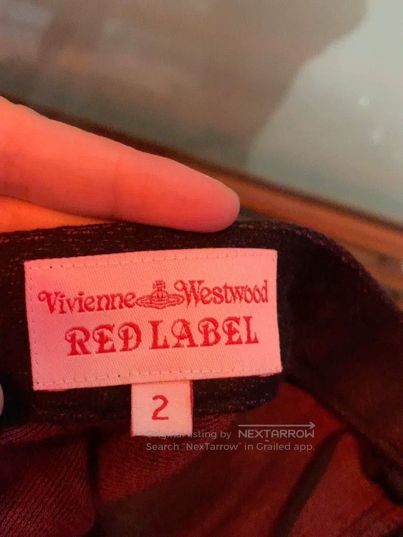 Vivienne Westwood Vivienne Westwood size 2 Vintage Red and Black Witch Pocket Size 25" / US 0 / IT 36 - 8 Thumbnail