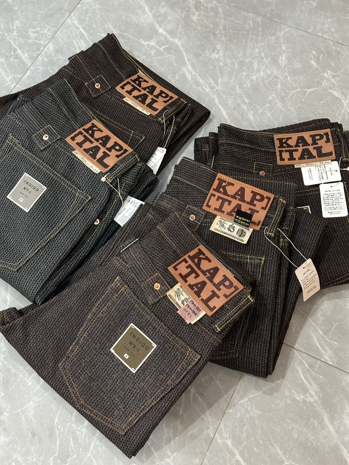 Kapital Kountry Kapital Century 5P Monkey cisco denim "Charcoal" size 36 Size US 36 / EU 52 - 10 Thumbnail