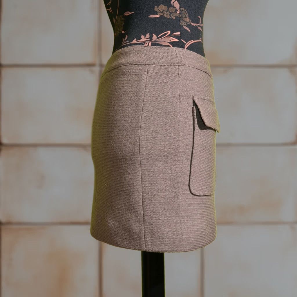 Costume National Costume National Wool Cotton Skirt /42 Brown Women A-Line Short Vintage: No, Size 42, Regular Size 28" / US 6 / IT 42 - 1 Thumbnail