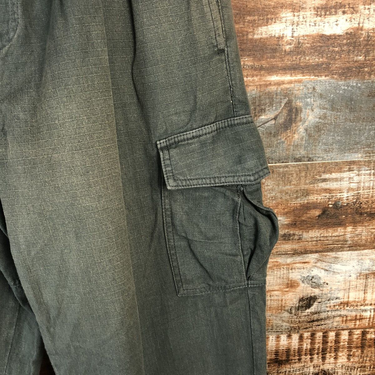 Japanese Brand Polar Green Cargo Multipocket Pants #A1419 Size US 28 / EU 44 - 8 Thumbnail