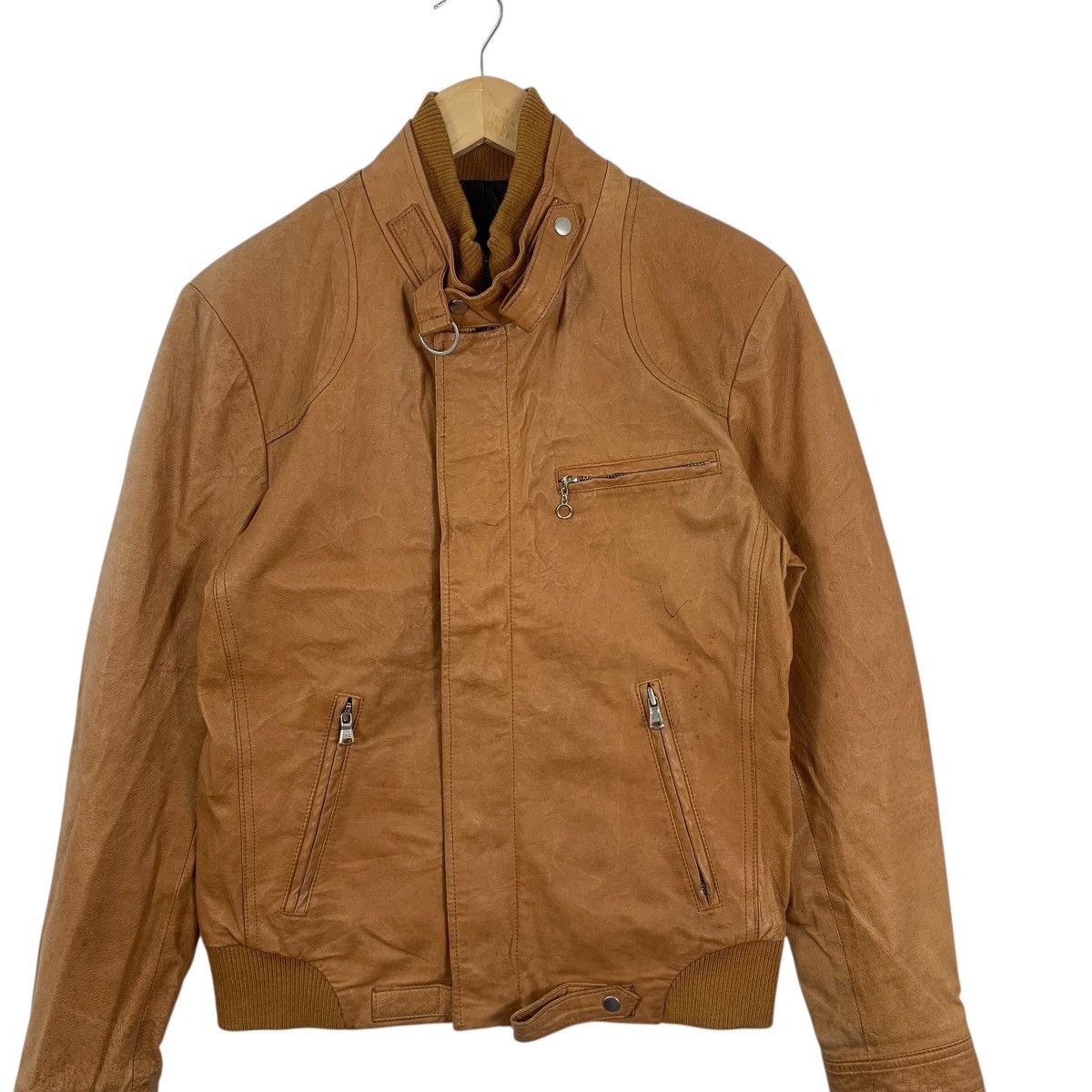 Vintage Vintage YAMAKEN APPAREL Real Leather Motorcycle Jacket Heavy Size US M / EU 48-50 / 2 - 5 Thumbnail