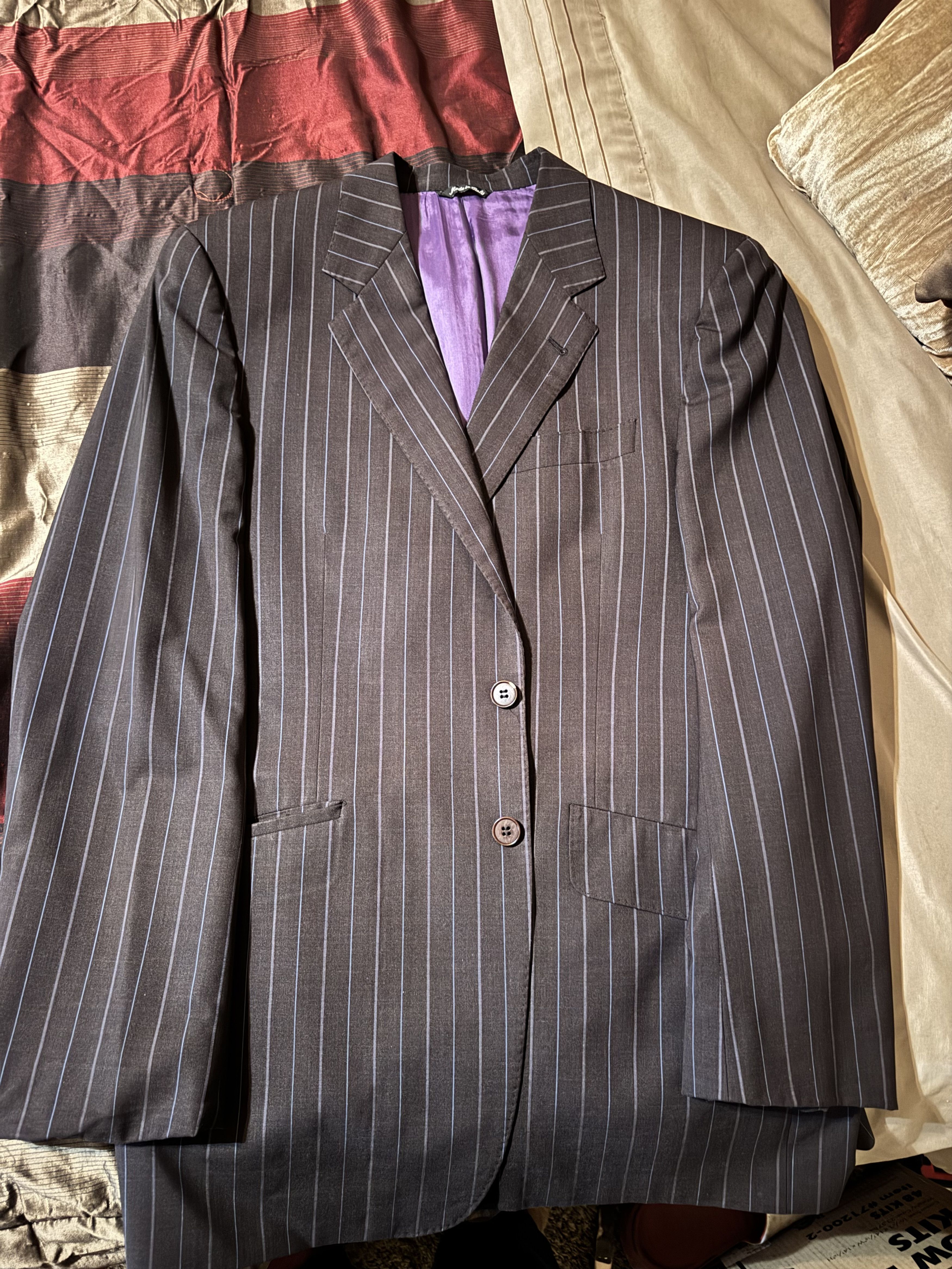 Paul Smith Paul Smith London Pinstripe Blazer Lined Tailoring Size 42R - 1 Thumbnail