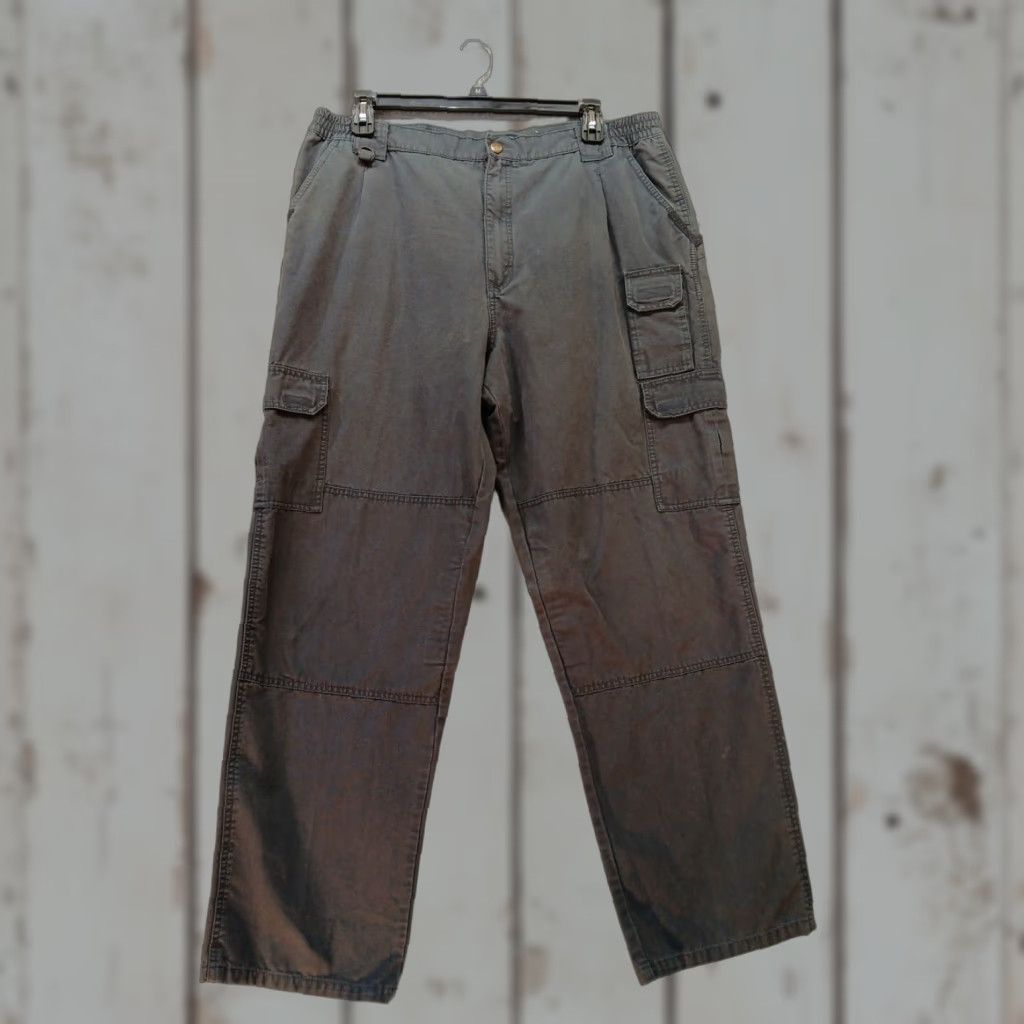 Vintage VINTAGE 511 Tactical Pants Men 42x32 Black Cargo Pants 5.11 Tactical 42 Regular Canvas Cotton Cargo Pocket Straight Leg GUC Size US 42 / EU 58 - 1 Thumbnail