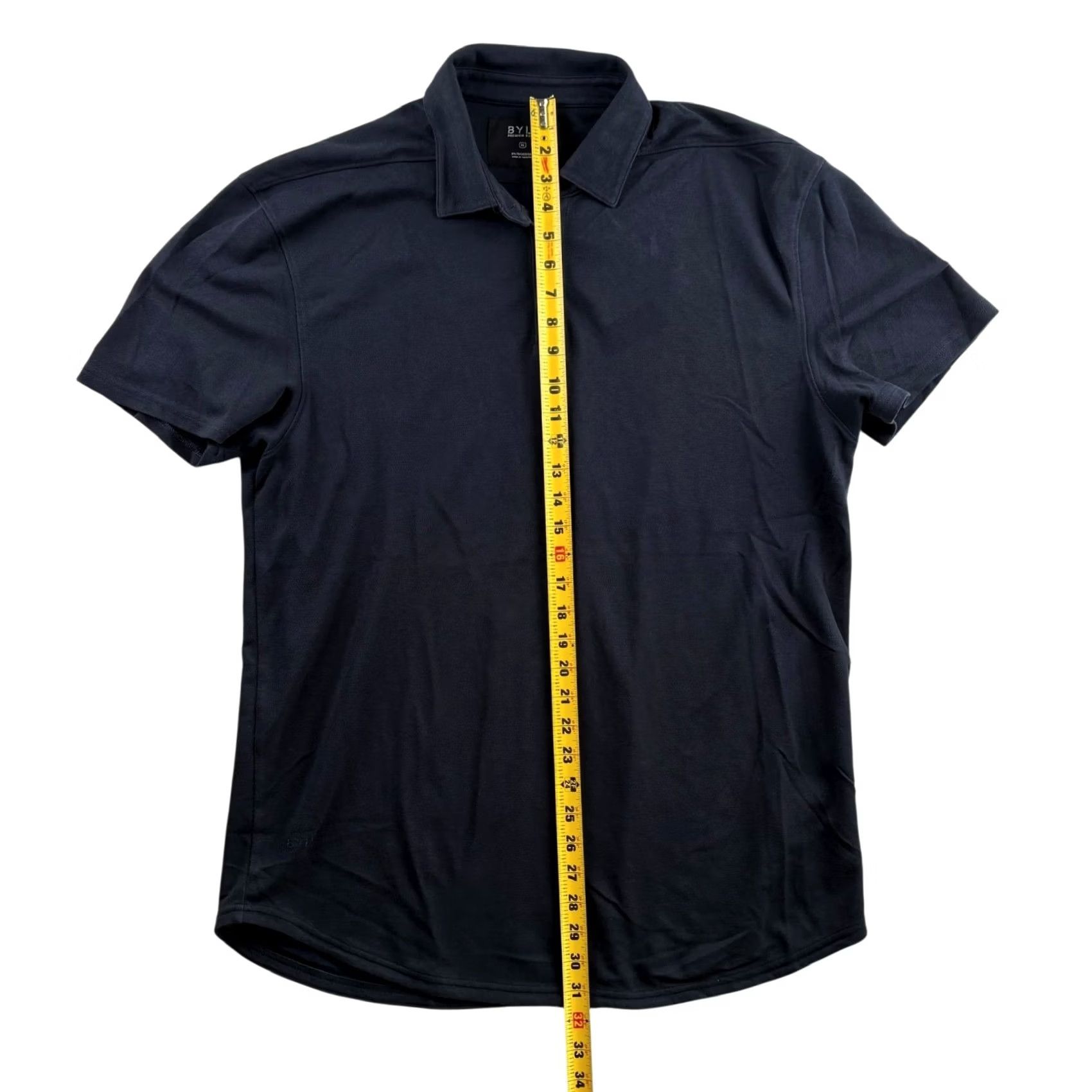 Vintage BYLT Polo Shirt Blue XL Men’s Short Sleeve Button Collared Cotton/Polyester Blend Shirt Size US XL / EU 56 / 4 - 5 Thumbnail