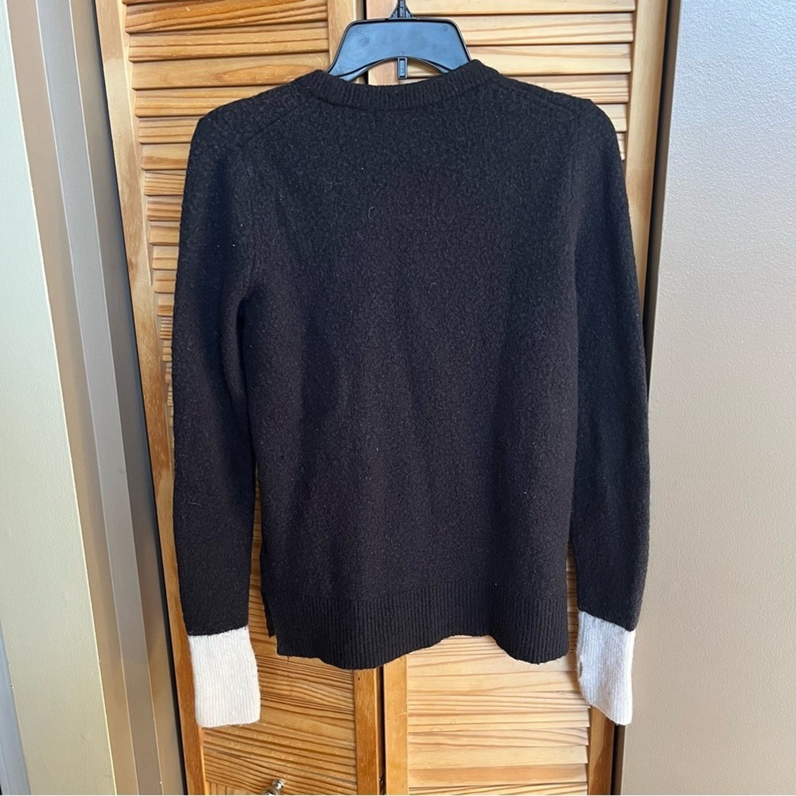 Madewell Madewell Women's Black Merino Wool & Alpaca Sweater Size M Size M / US 6-8 / IT 42-44 - 6 Thumbnail
