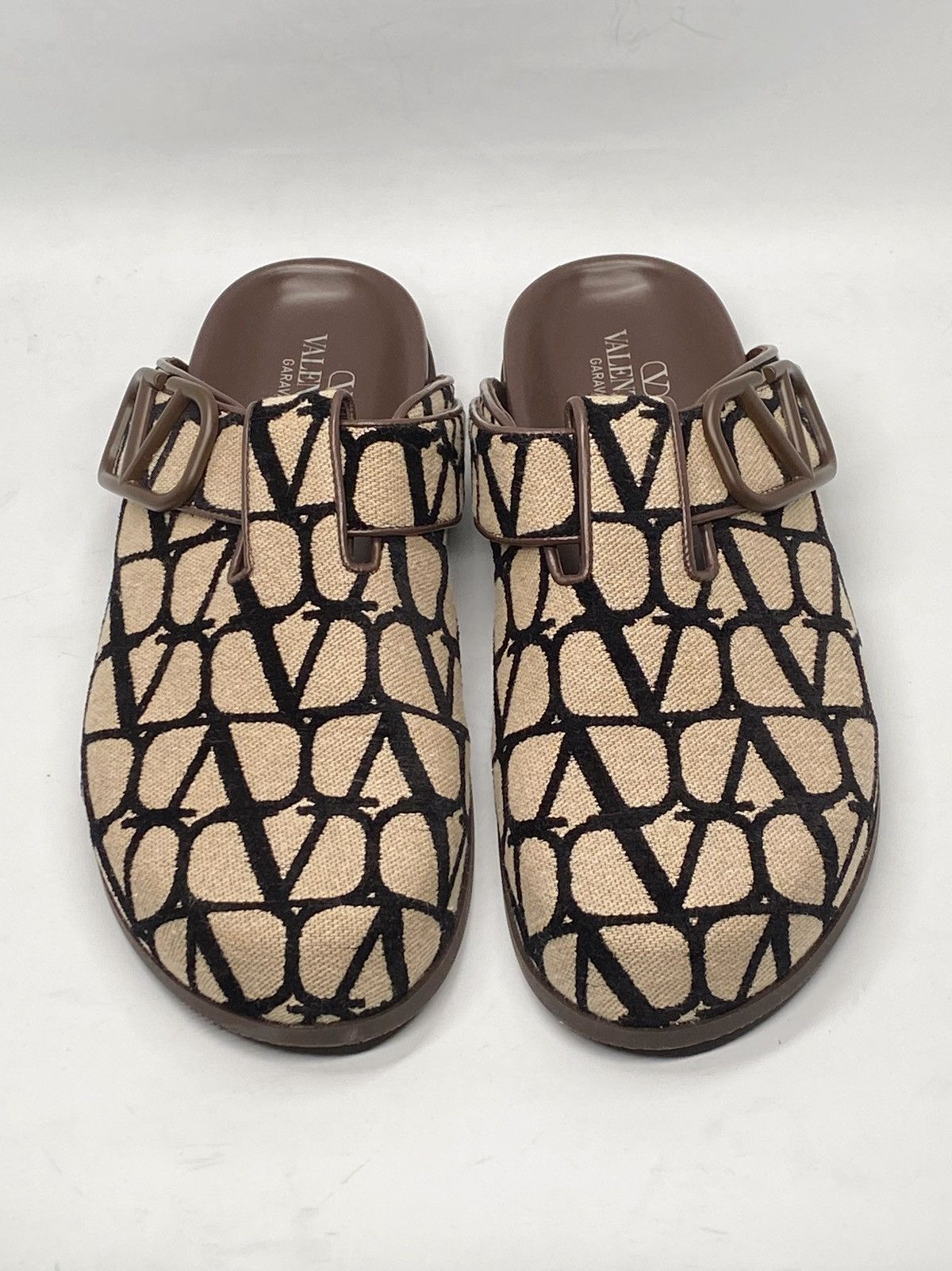 Valentino Valentino Garavani Toile Iconographe Clogs size 44/us 11 Size US 11 / EU 44 - 3 Thumbnail