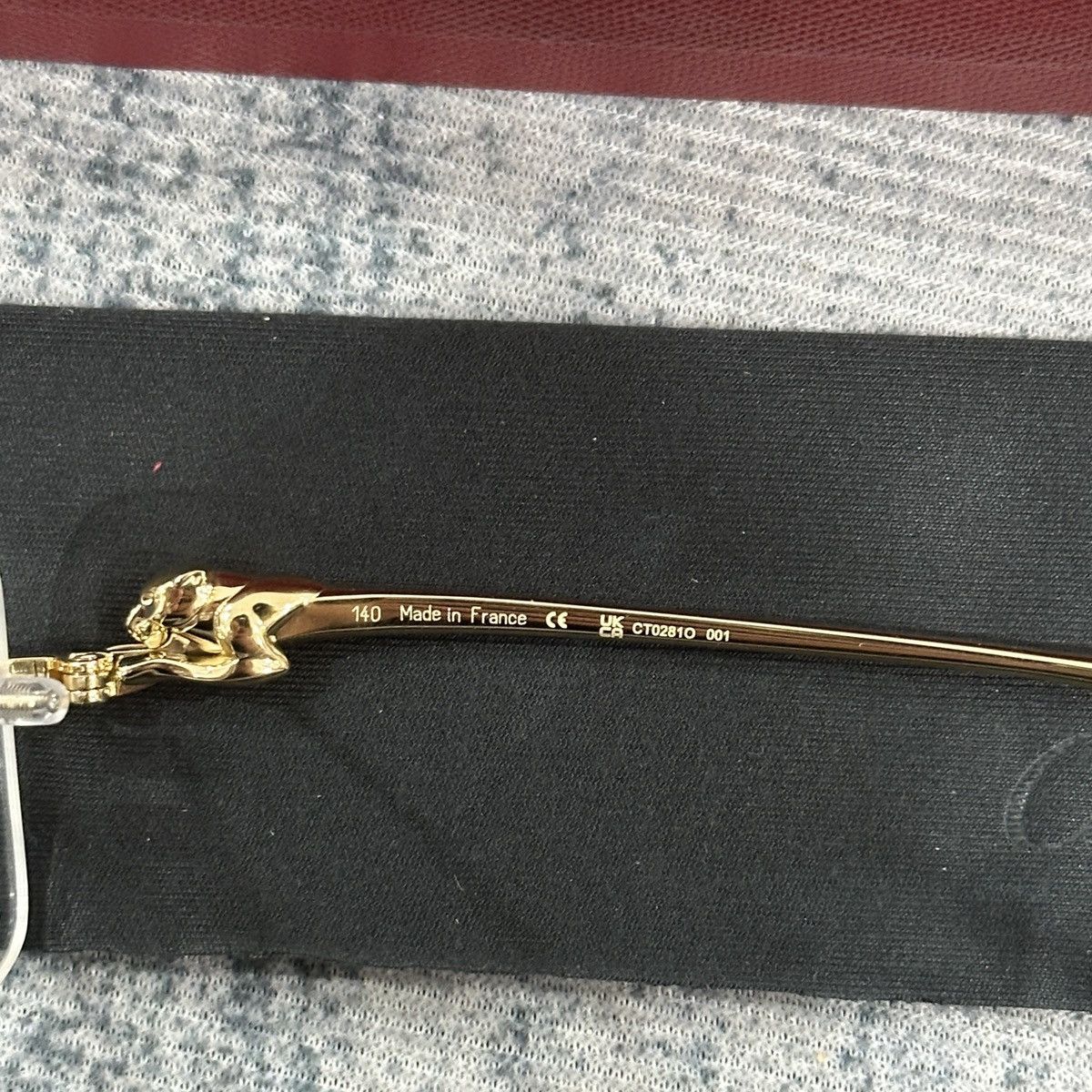 Cartier CARTIER CT0281O 001 EYEGLASSES Size ONE SIZE - 12 Thumbnail