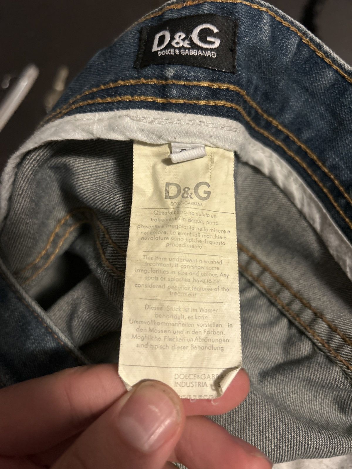 Dolce & Gabbana D&G Men’s Distressed Denim Jeans, Size 36 Size US 36 / EU 52 - 16 Thumbnail