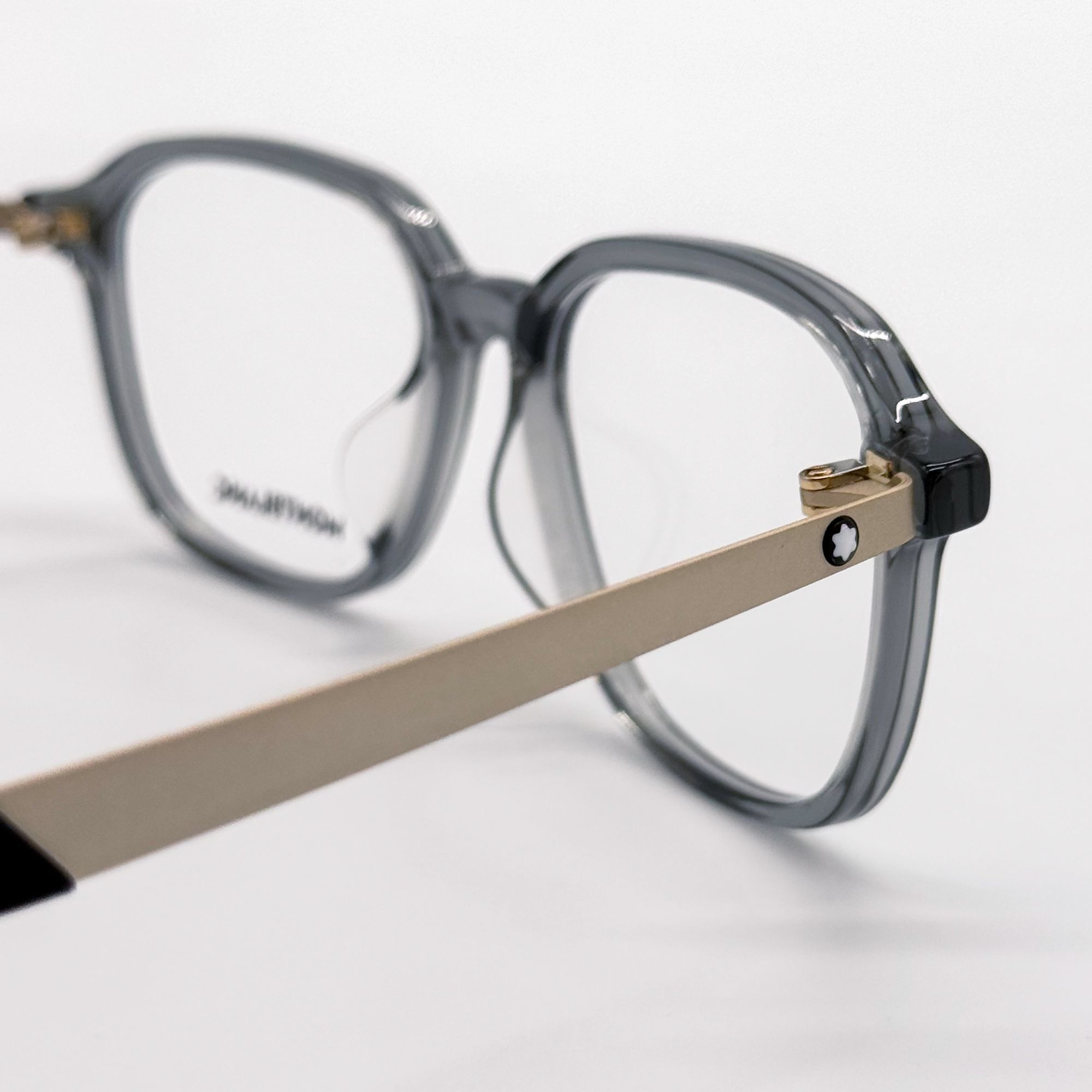 Montblanc NEW MONTBLANC EYEGLASSES MB0335OA 004 MEN GREY EYEWEAR Size ONE SIZE - 7 Thumbnail