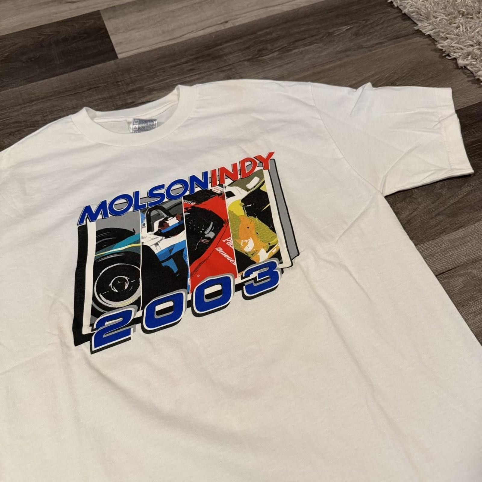 AAA vintage molson indy 2003 t shirt 2003 L Size US L / EU 52-54 / 3 - 1 Thumbnail