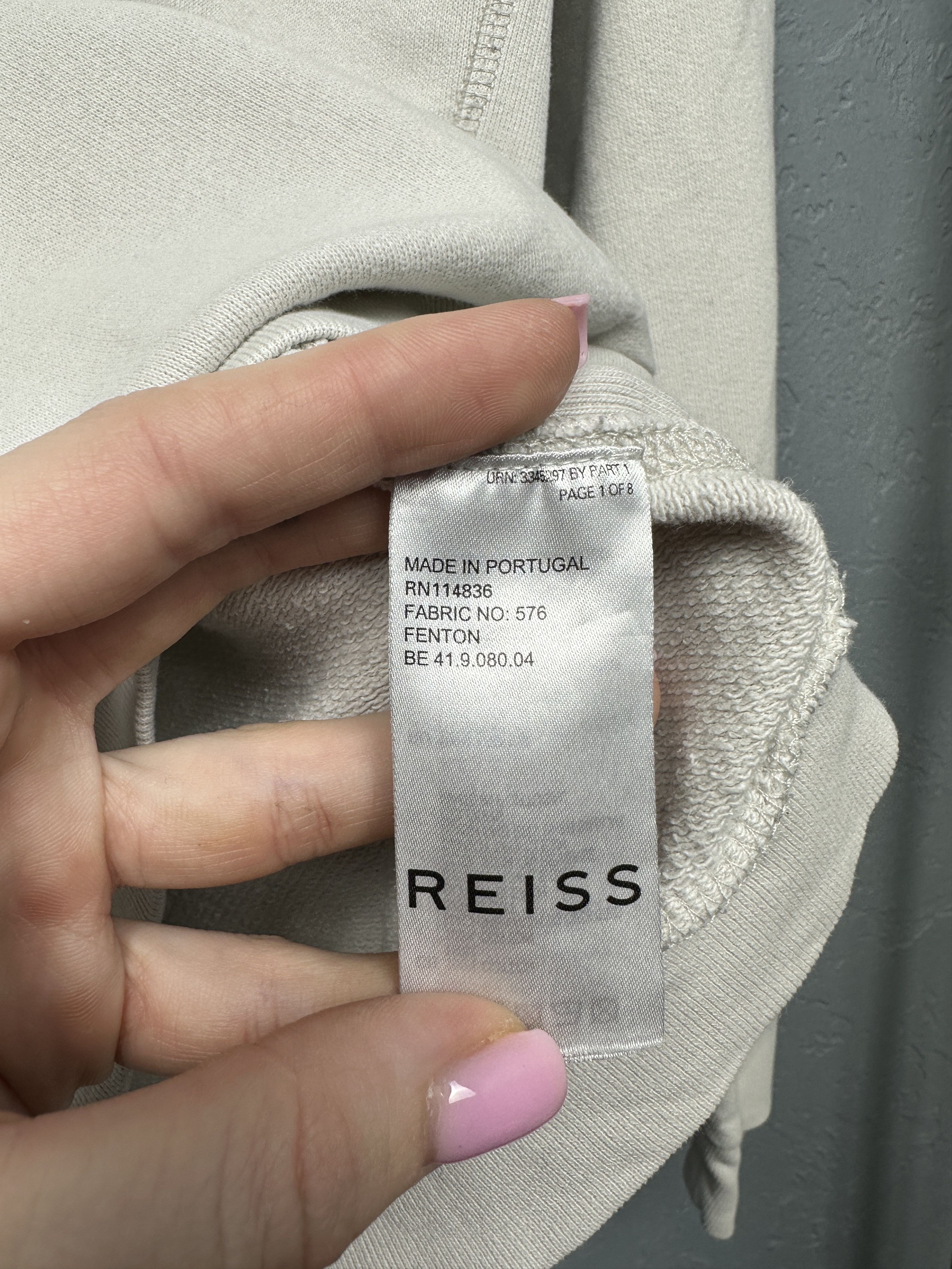 Reiss Reiss Mens Crew Neck Sweatshirt Size US M / EU 48-50 / 2 - 5 Thumbnail
