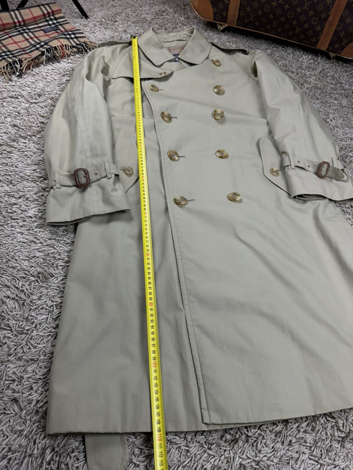 Burberry × Vintage Vintage trench coat Burberry original luxury streetwear item Size M / US 6-8 / IT 42-44 - 8 Thumbnail