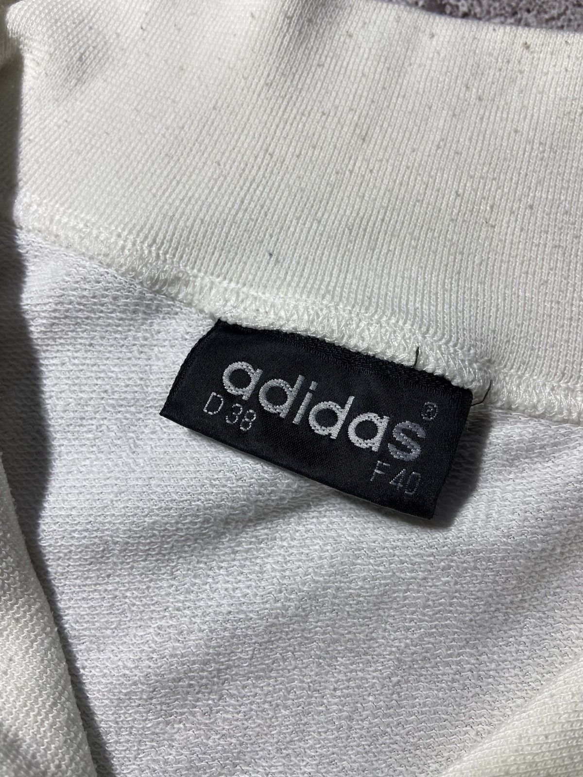 Adidas × Vintage 💥Adidas vintage 80s-90s rare white sweatshirt‼️ Size US M / EU 48-50 / 2 - 6 Thumbnail