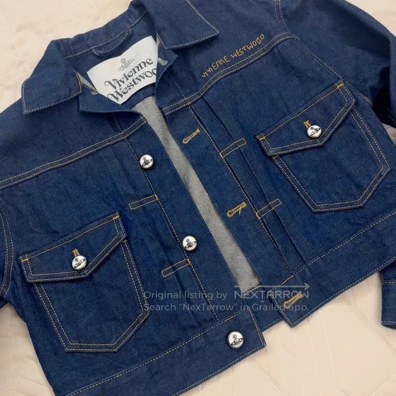Vivienne Westwood Vivienne Westwood Pearl Button Denim Jacket Size M / US 6-8 / IT 42-44 - 1 Thumbnail