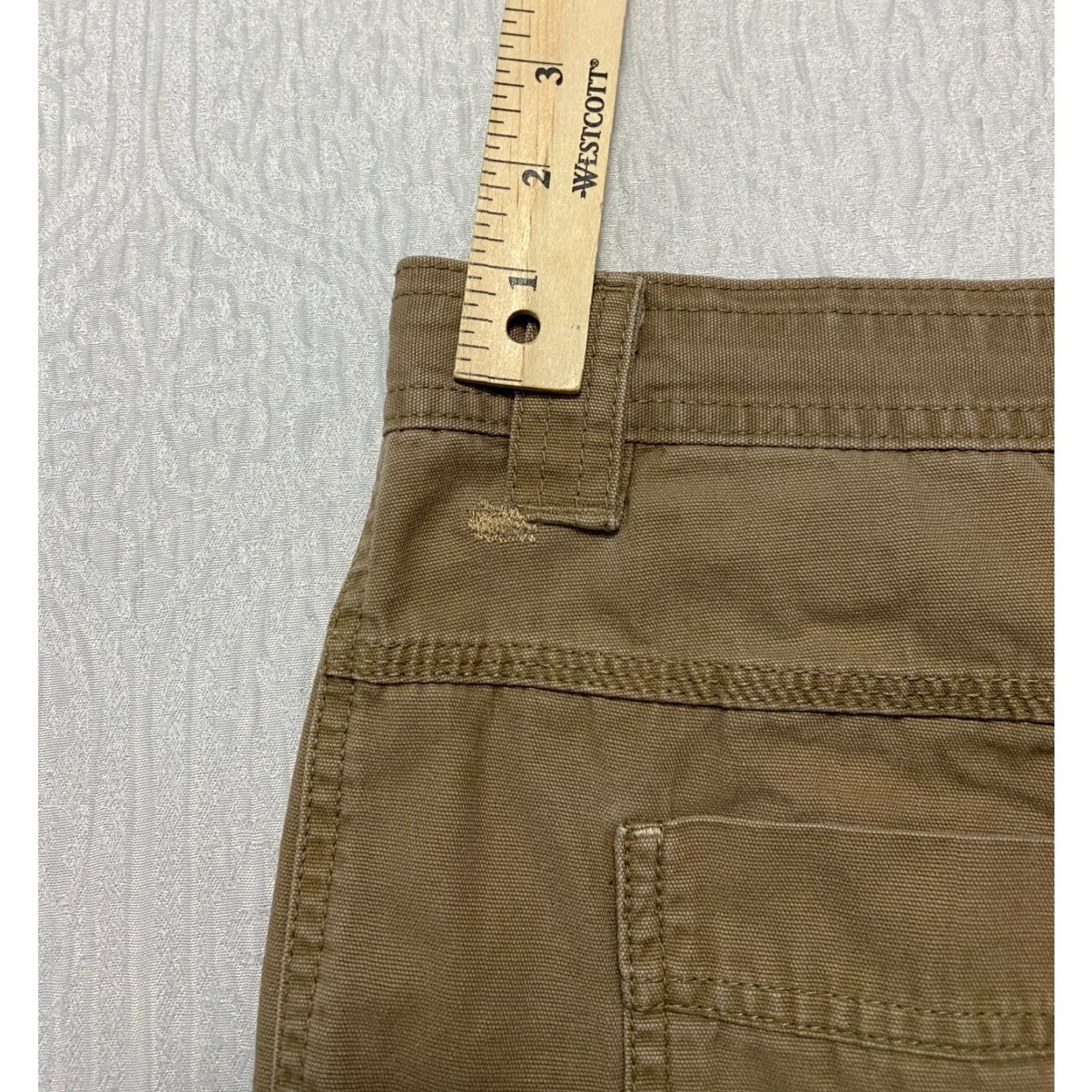 Vintage Columbia Men's Shorts Cargo Pocket Regular Size 38 Khaki Brown Canvas Cotton Summer Outdoor Size US 38 / EU 54 - 2 Thumbnail