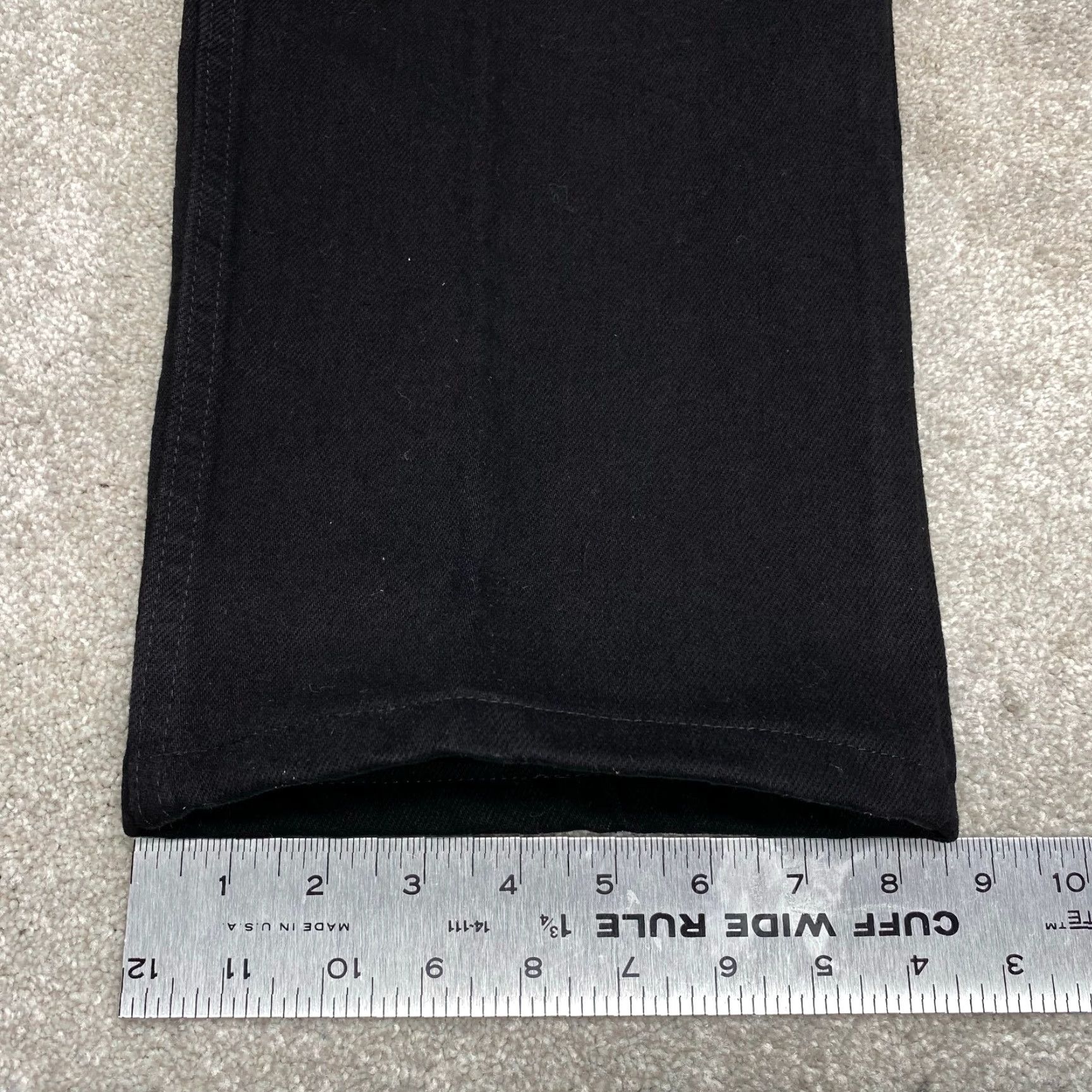 Route 66 VINTAGE Route 66 Jean Mens 36x25 Black Denim Jeans Regular Fit Tapered 7202 Size US 36 / EU 52 - 7 Thumbnail