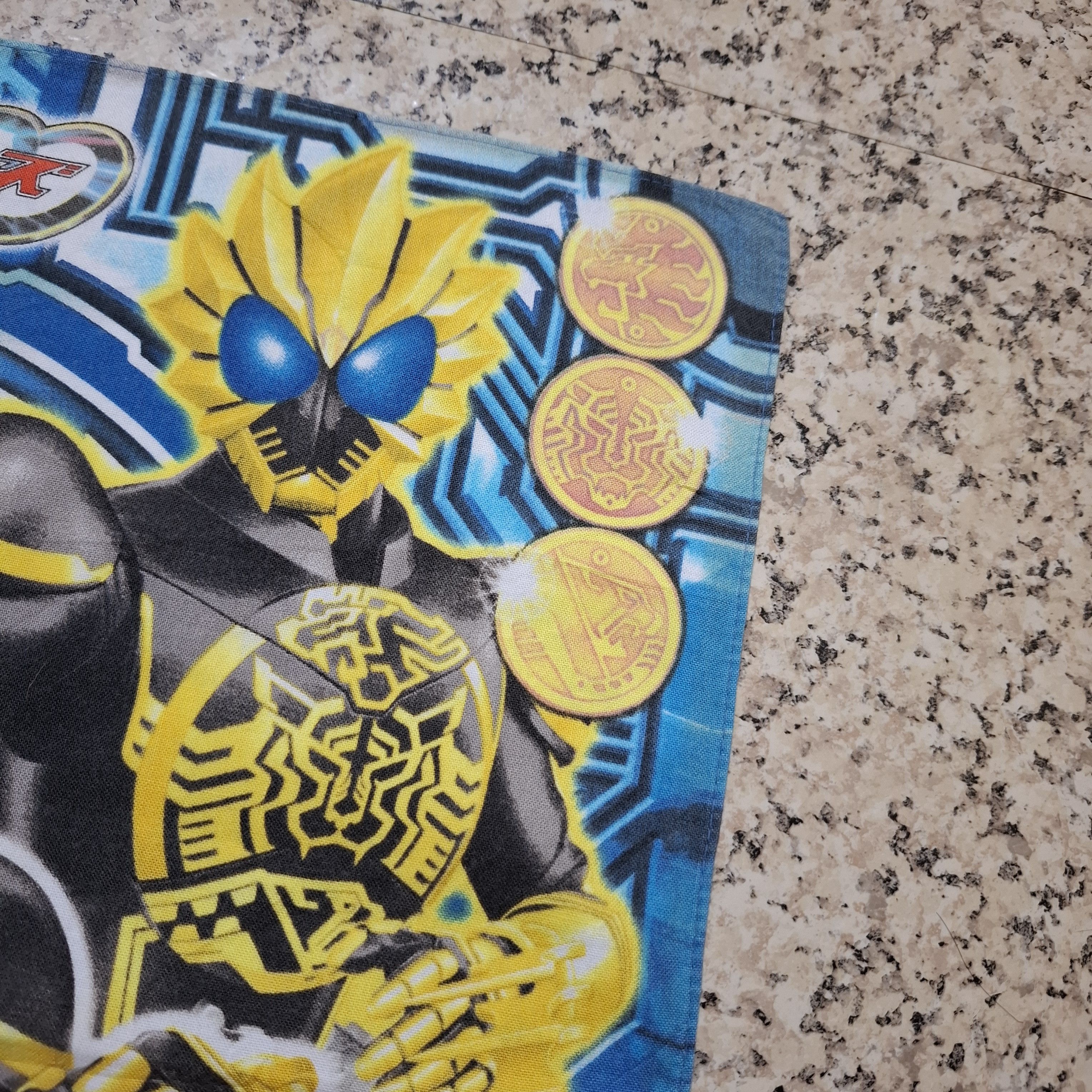 Other VERY RARE Vintage Kamen Rider OOO Tatoba Combo Handkerchief Size ONE SIZE - 4 Thumbnail