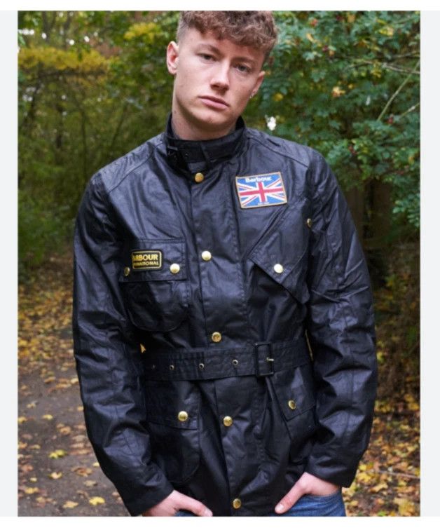 Barbour sz M ~Barbour International Union Jack wax jacket Size US M / EU 48-50 / 2 - 1 Thumbnail