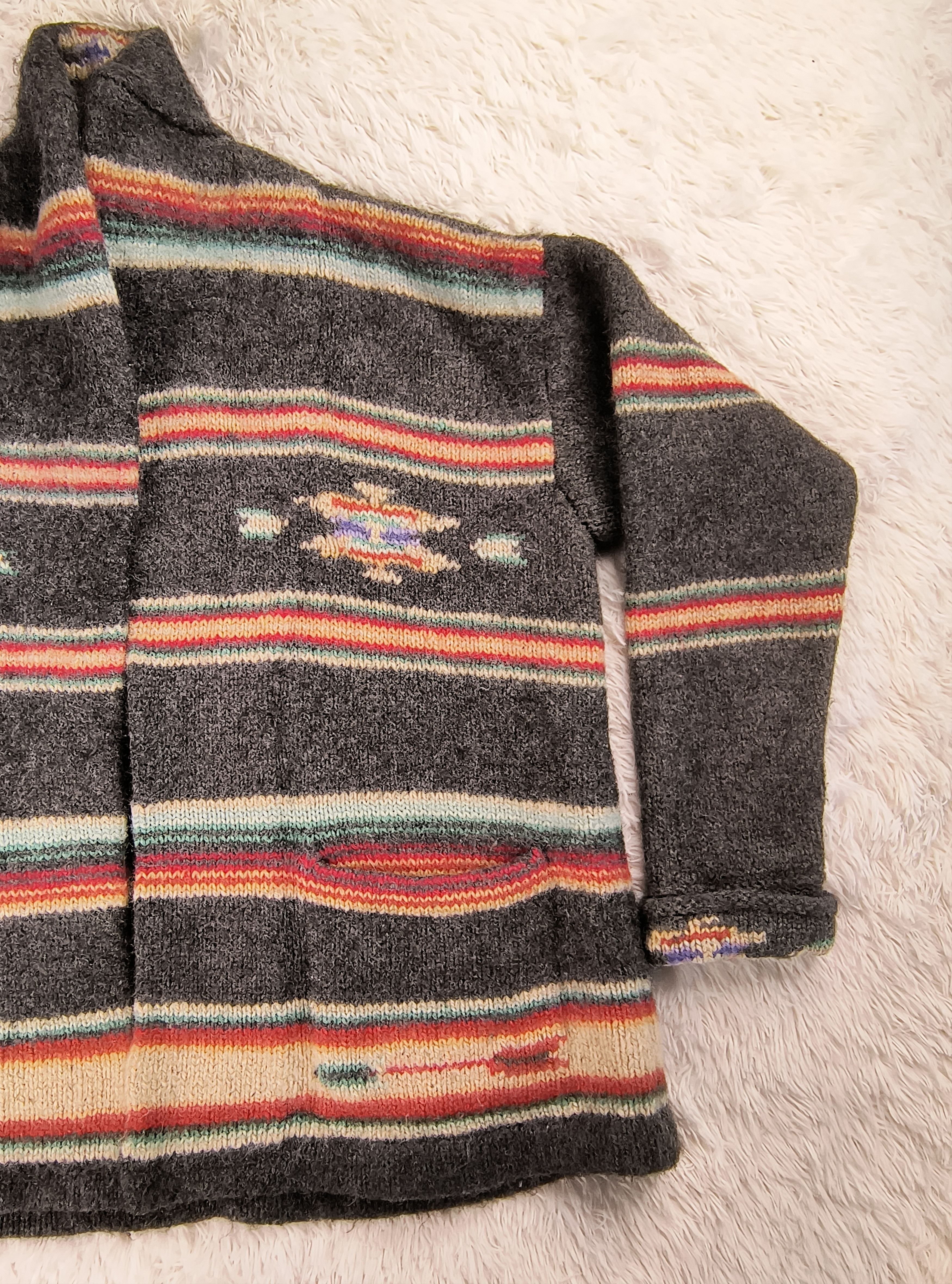 Lauren Ralph Lauren Vintage Lauren hand knit by Ralph Lauren 100% wool coat Size S / US 4 / IT 40 - 4 Thumbnail
