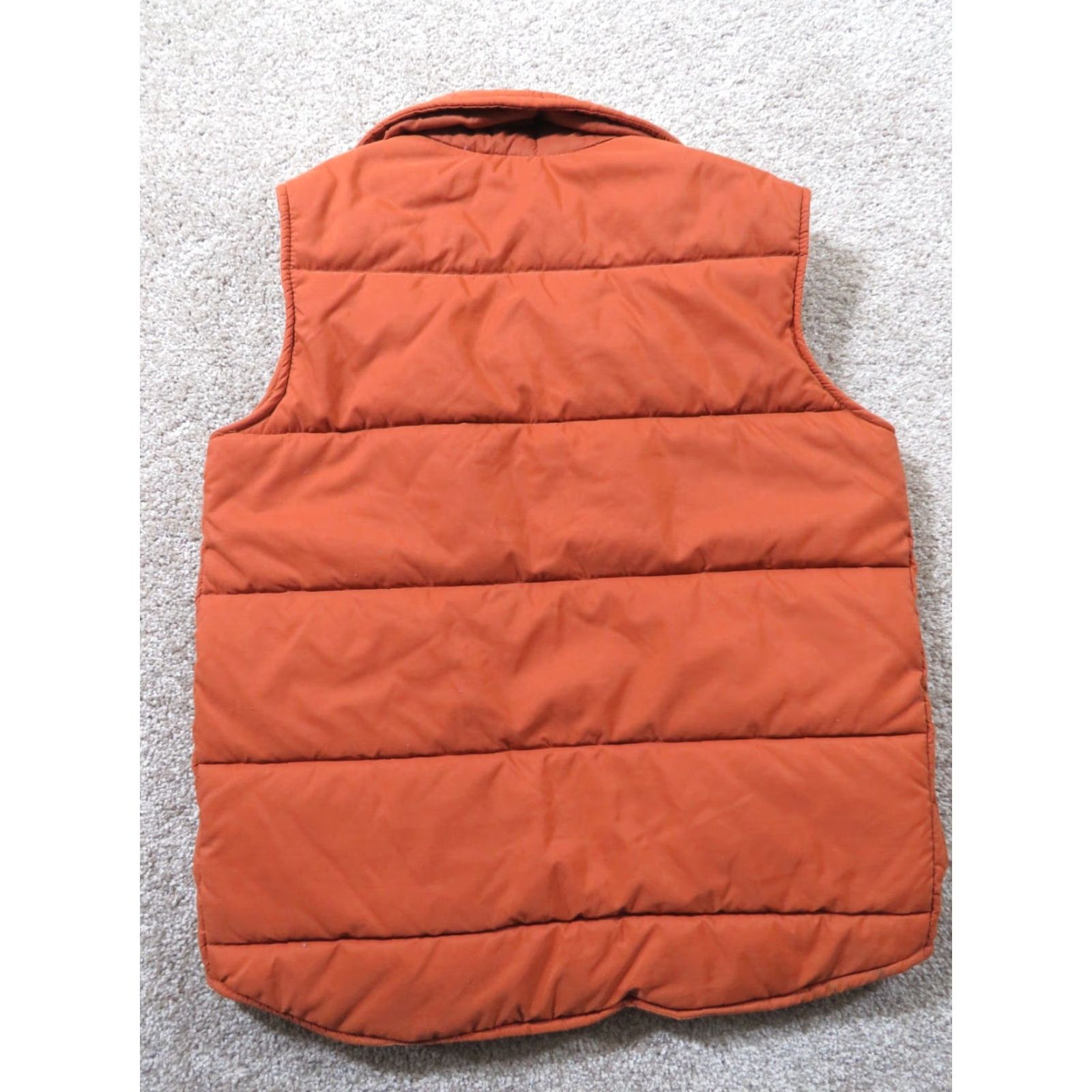 Vintage VINTAGE Westwind Sportswear Puffer Vest Mens M Orange Nylon Lined Quilted Mid-Length Down Snap Size US M / EU 48-50 / 2 - 8 Thumbnail