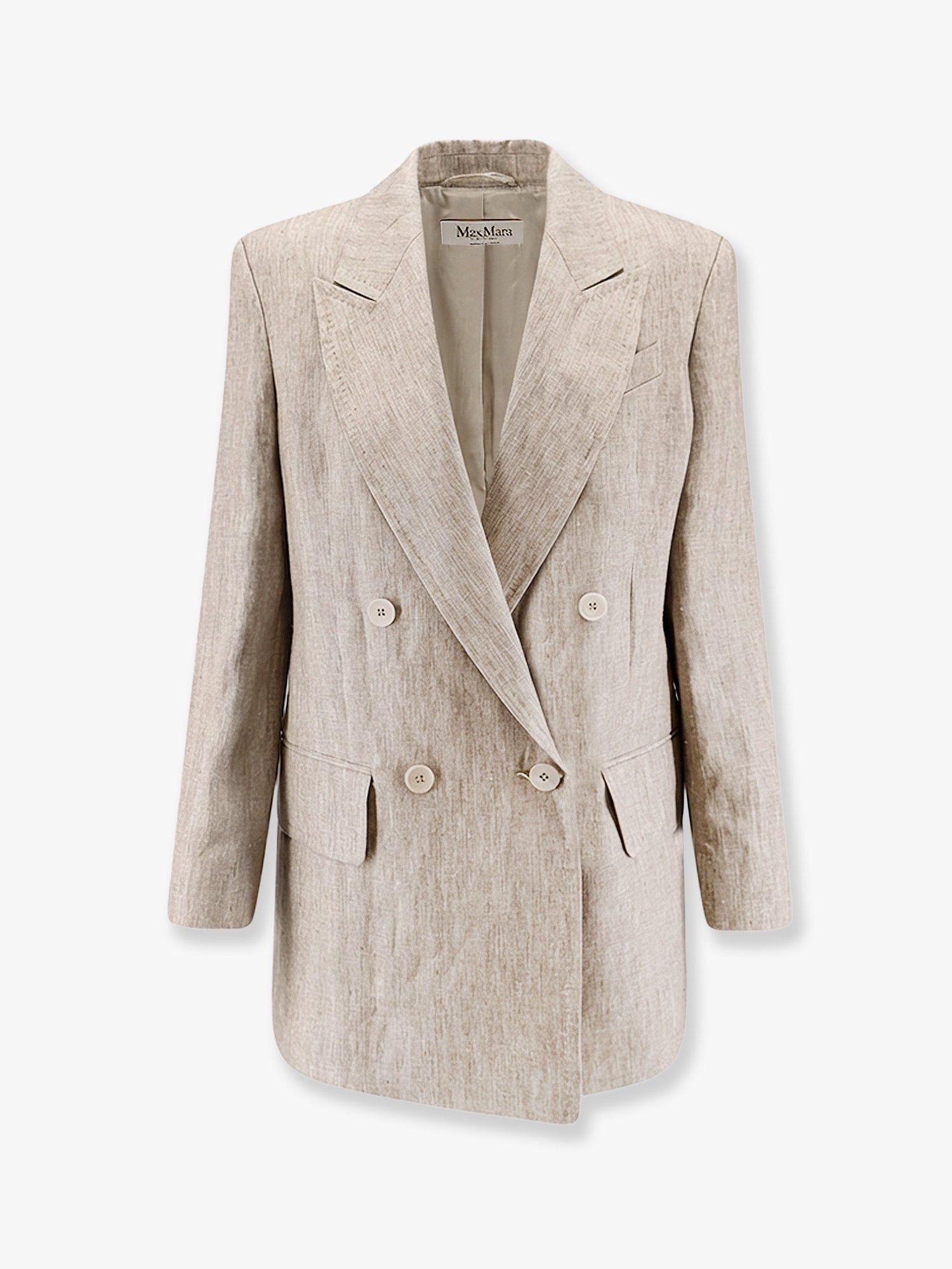 Max Mara Mxmolimpia Linen Blazer Size M / US 6-8 / IT 42-44 - 1 Thumbnail