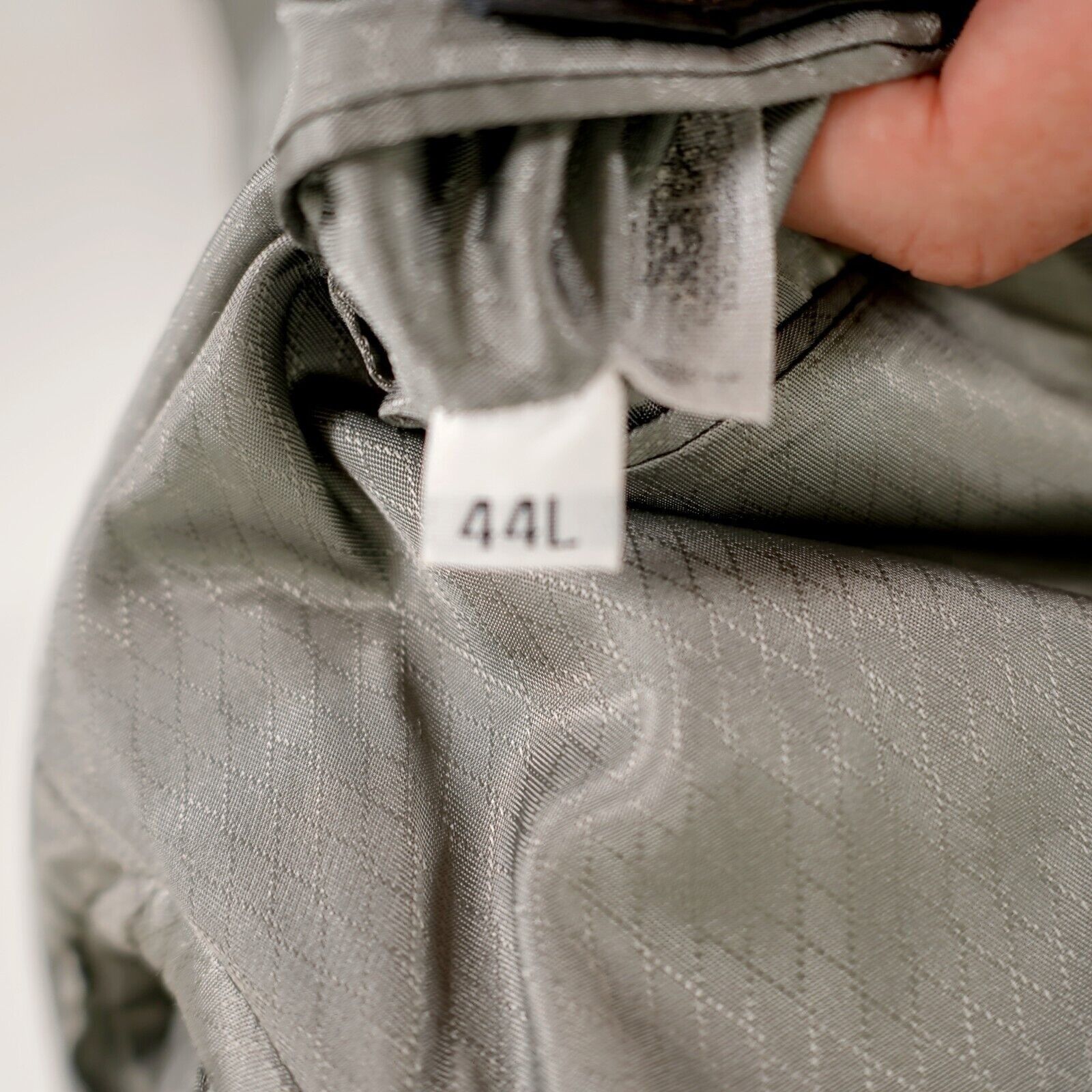 Hart Schaffner Marx Hart Schaffner Marx Heritage Plus Wool Gray Sharkskin 2 Butt Size 44L - 11 Thumbnail