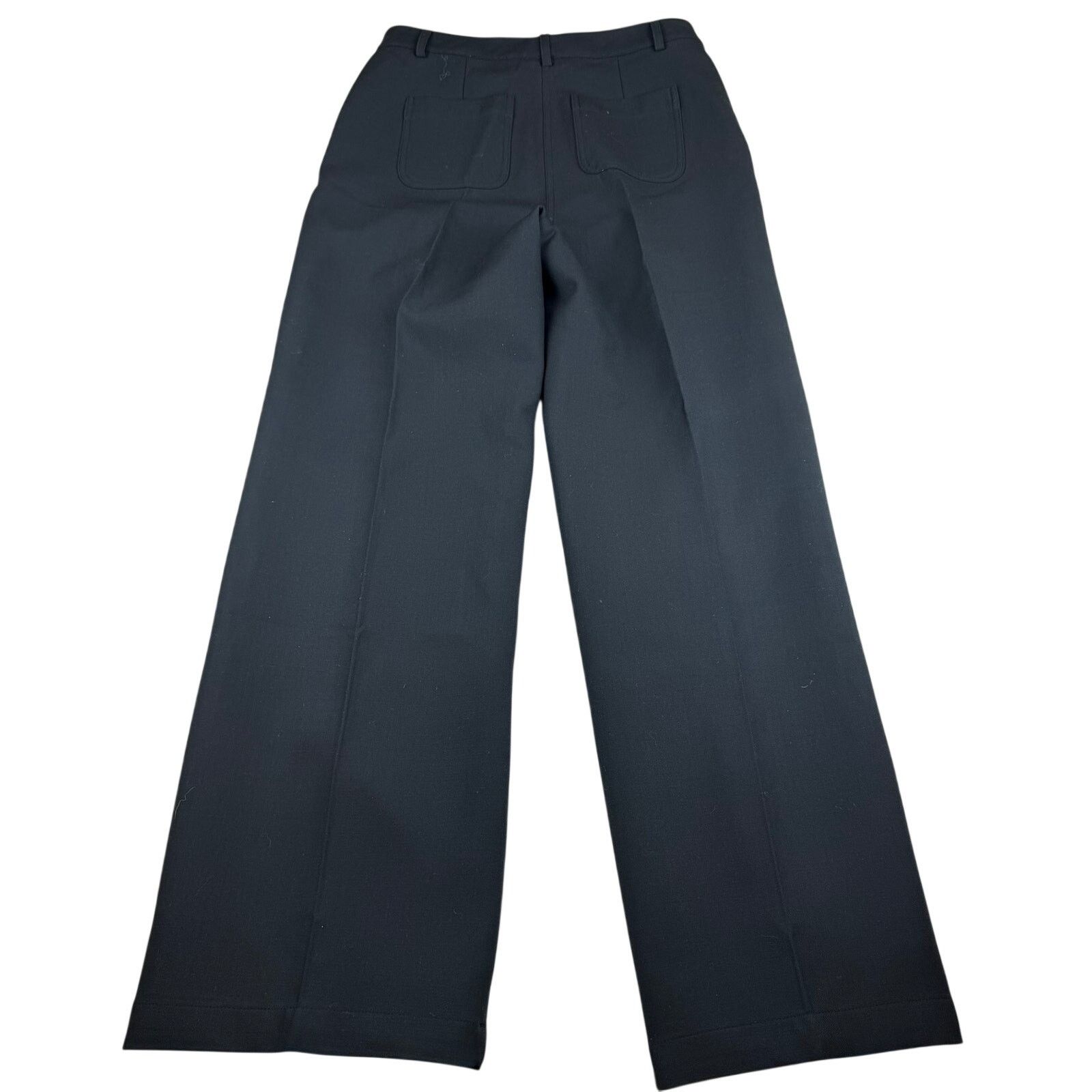 Boden Boden Wide Leg Trousers Navy Blue US 10R UK 14R Size 32" / US 10 / IT 46 - 2 Thumbnail