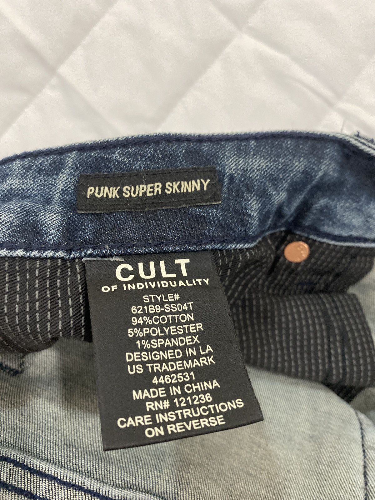 Cult Of Individuality NWT: Mens 44/32 Cult of Individuality Size US 44 / EU 60 - 1 Thumbnail