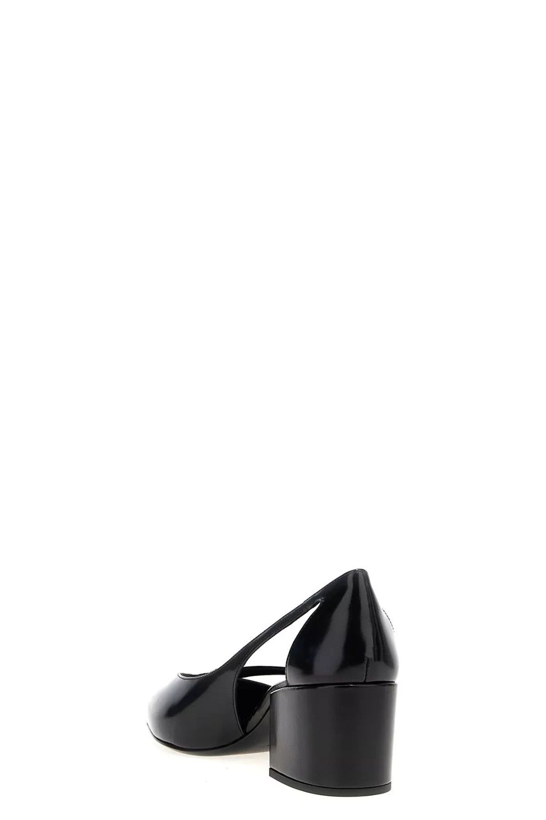 Prada PRADA Cut-Out Black Leather Pumps New And Authentic Size US 5.5 / IT 35.5 - 3 Thumbnail