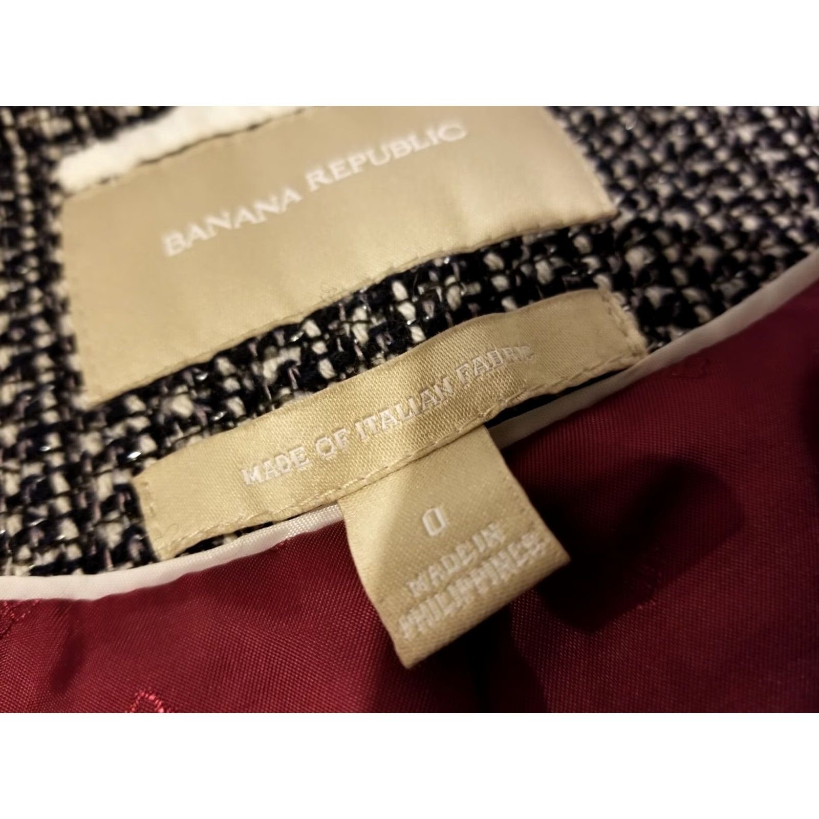 Banana Republic VINTAGE Banana Republic Jacket Womens Wool Gray 0 Size 0 Gray Basic Jacket Women Size XS / US 0-2 / IT 36-38 - 4 Thumbnail