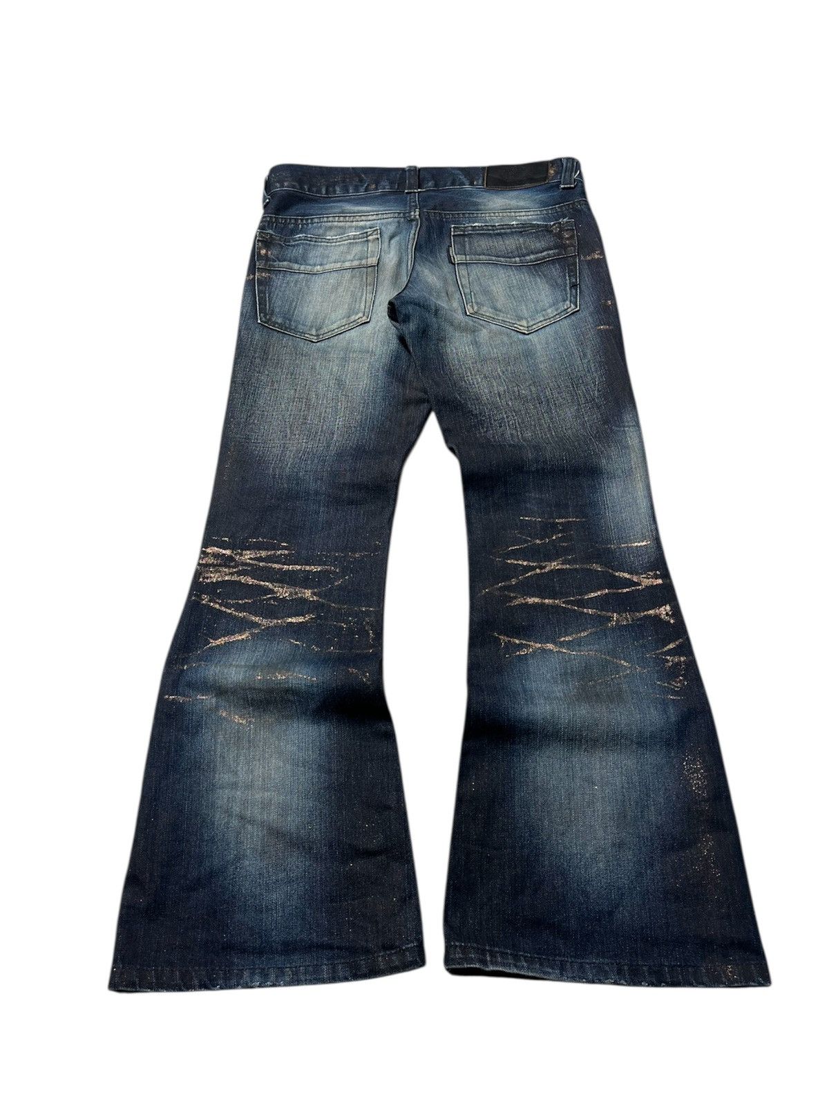Tornado Mart Tornado Mart Button Super Flare Pants Size US 30 / EU 46 - 3 Thumbnail